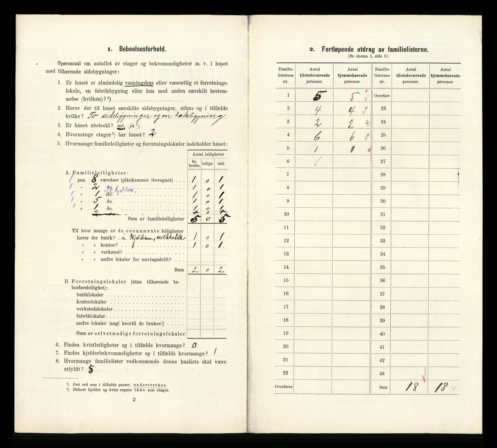 RA, 1910 census for Trondheim, 1910, p. 9544