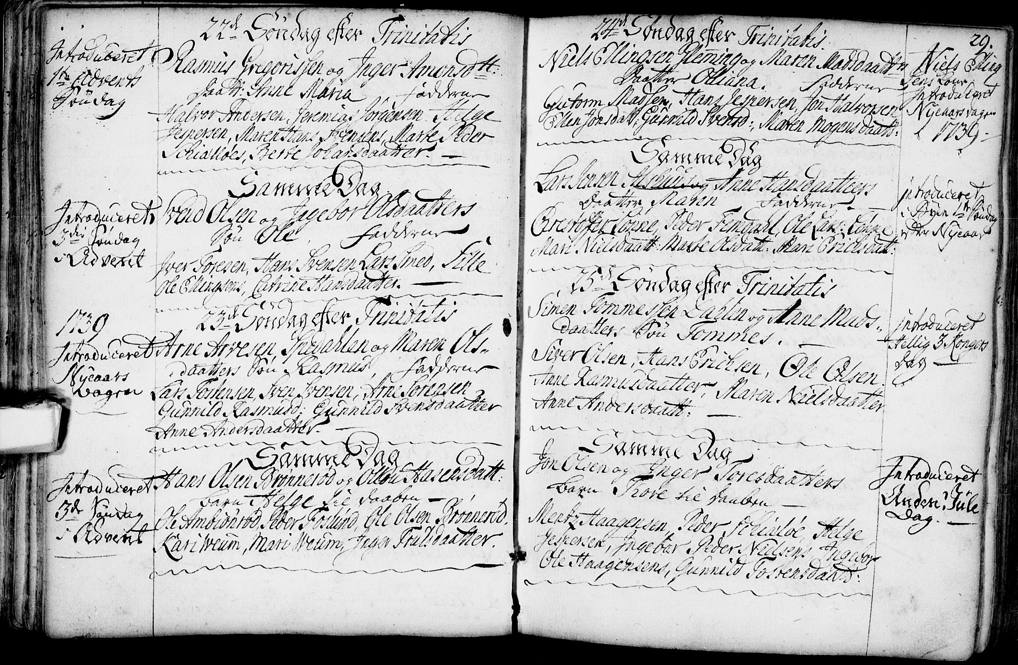 Glemmen prestekontor Kirkebøker, AV/SAO-A-10908/F/Fa/L0001: Parish register (official) no. 1, 1733-1759, p. 29