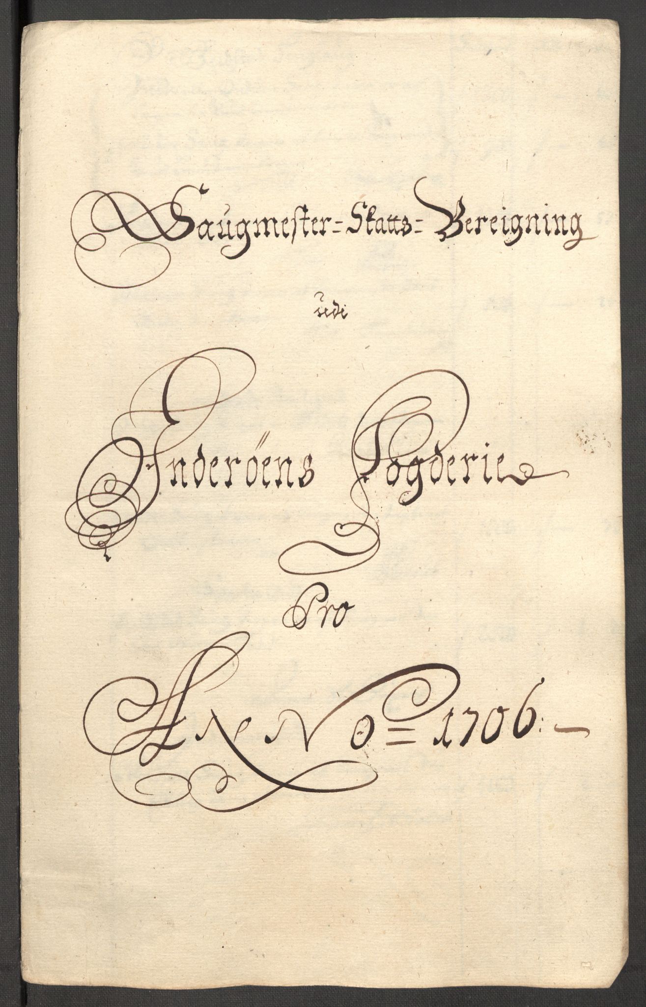 Rentekammeret inntil 1814, Reviderte regnskaper, Fogderegnskap, AV/RA-EA-4092/R63/L4315: Fogderegnskap Inderøy, 1706-1707, p. 136