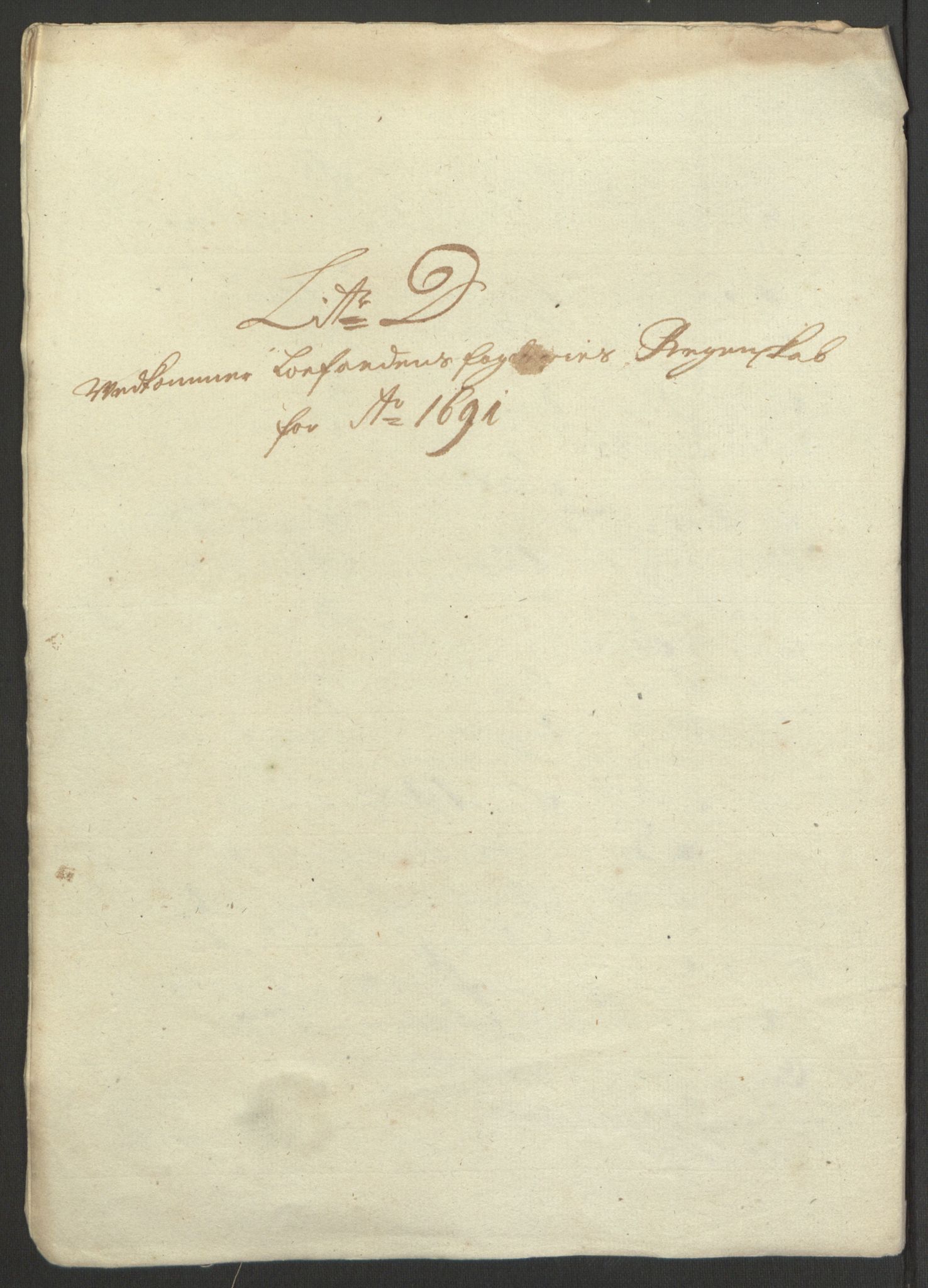 Rentekammeret inntil 1814, Reviderte regnskaper, Fogderegnskap, RA/EA-4092/R67/L4675: Fogderegnskap Vesterålen, Andenes og Lofoten, 1691-1693, p. 41