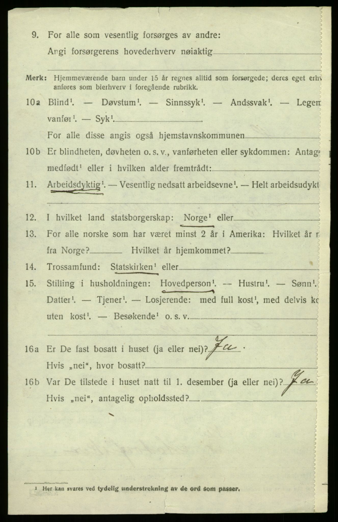 SAB, 1920 census for Herdla, 1920, p. 6296