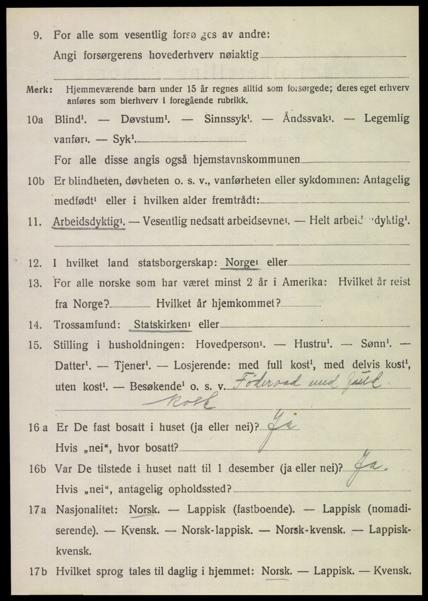 SAT, 1920 census for Røra, 1920, p. 2002