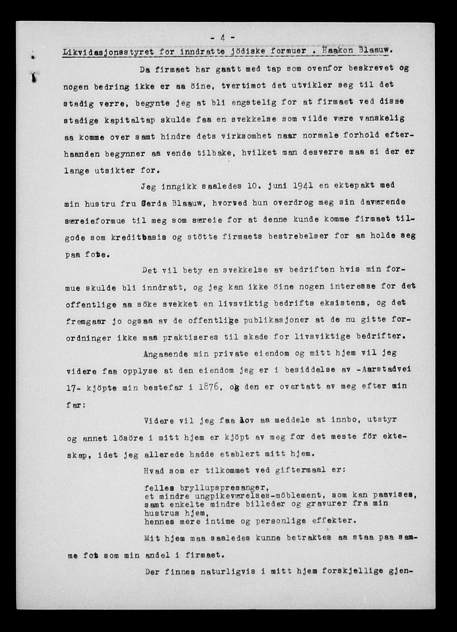 Justisdepartementet, Tilbakeføringskontoret for inndratte formuer, AV/RA-S-1564/H/Hc/Hcd/L0992: --, 1945-1947, p. 9