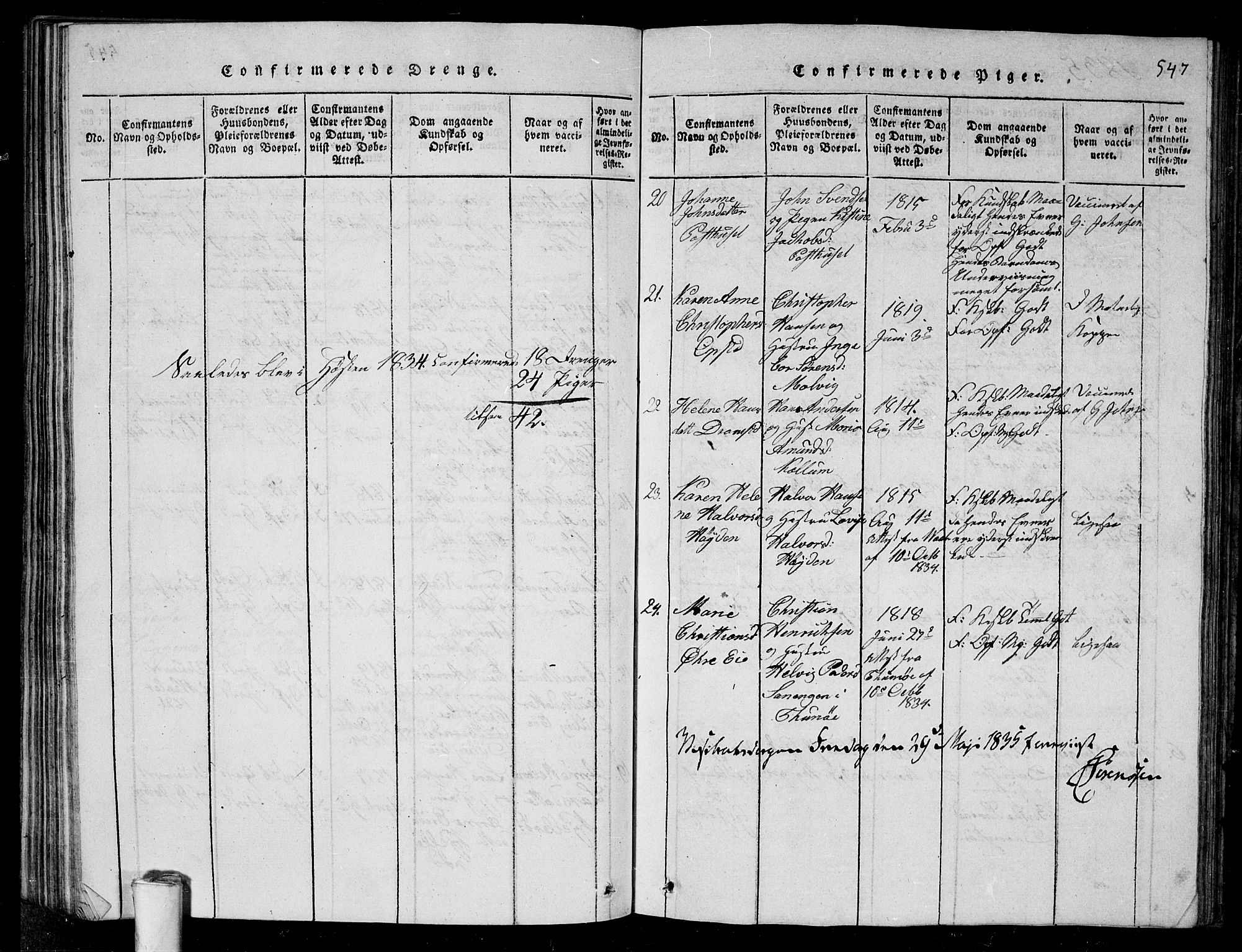 Rygge prestekontor Kirkebøker, SAO/A-10084b/G/Ga/L0001: Parish register (copy) no. 1, 1814-1871, p. 546-547