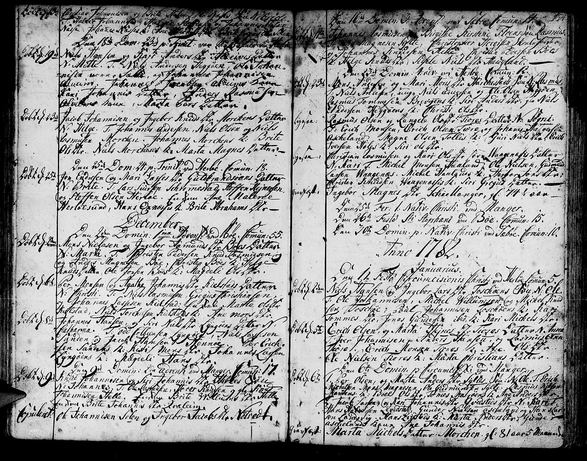 Manger sokneprestembete, SAB/A-76801/H/Haa: Parish register (official) no. A 1, 1759-1791, p. 154