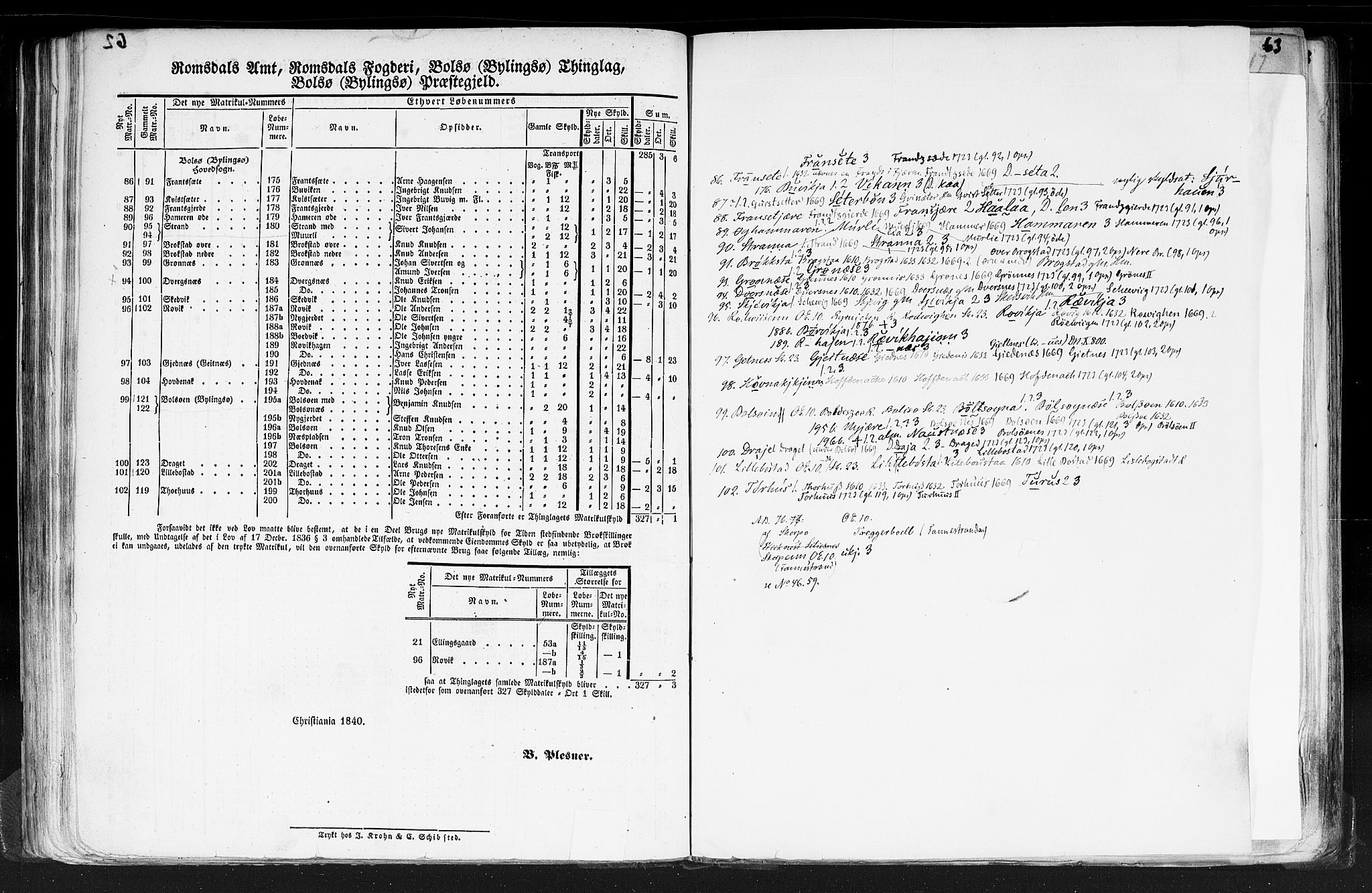 Rygh, AV/RA-PA-0034/F/Fb/L0013: Matrikkelen for 1838 - Romsdal amt (Møre og Romsdal fylke), 1838, p. 62b