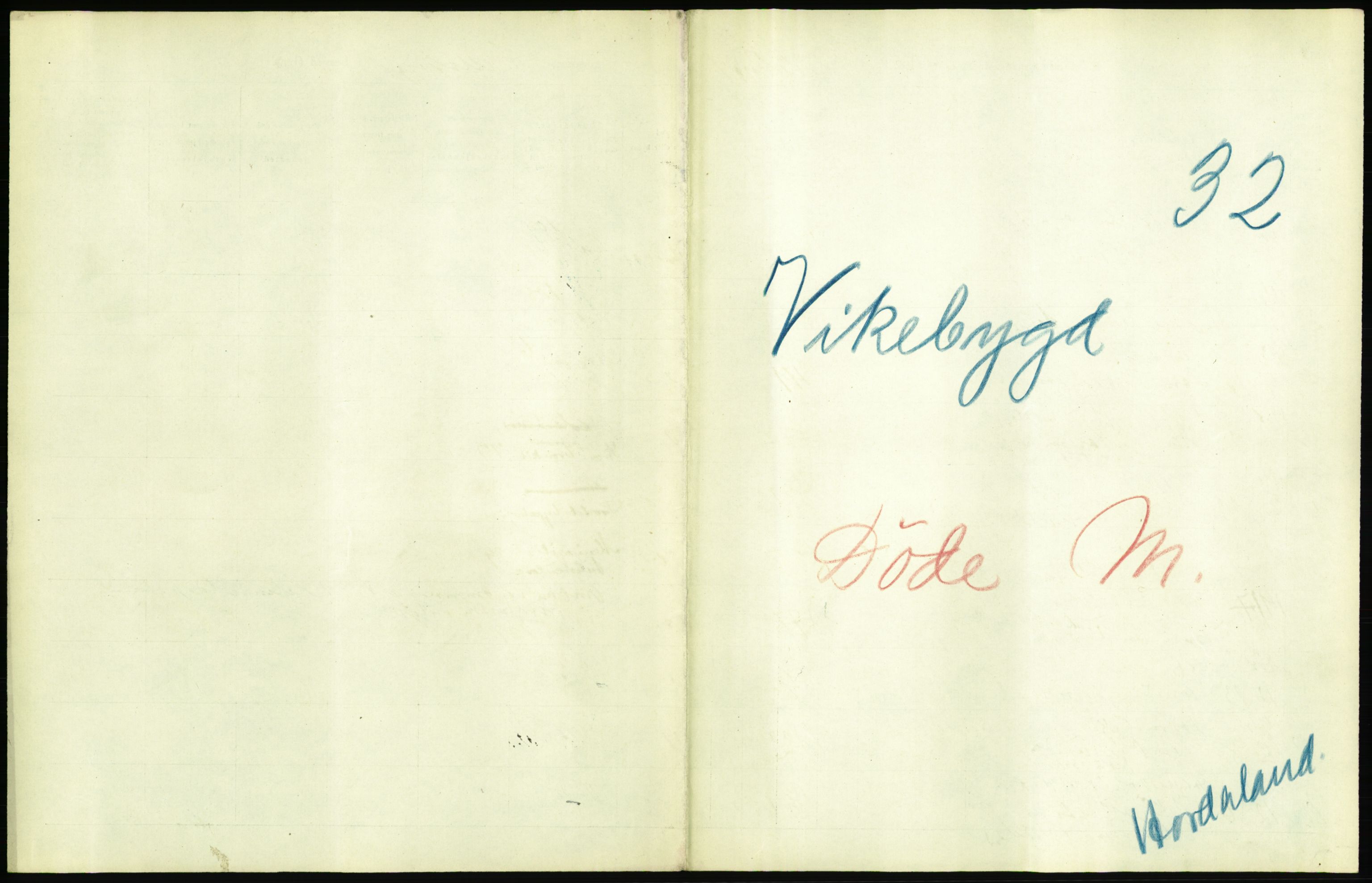 Statistisk sentralbyrå, Sosiodemografiske emner, Befolkning, AV/RA-S-2228/D/Df/Dfb/Dfbj/L0040: Hordaland fylke: Døde. Bygder., 1920, p. 37