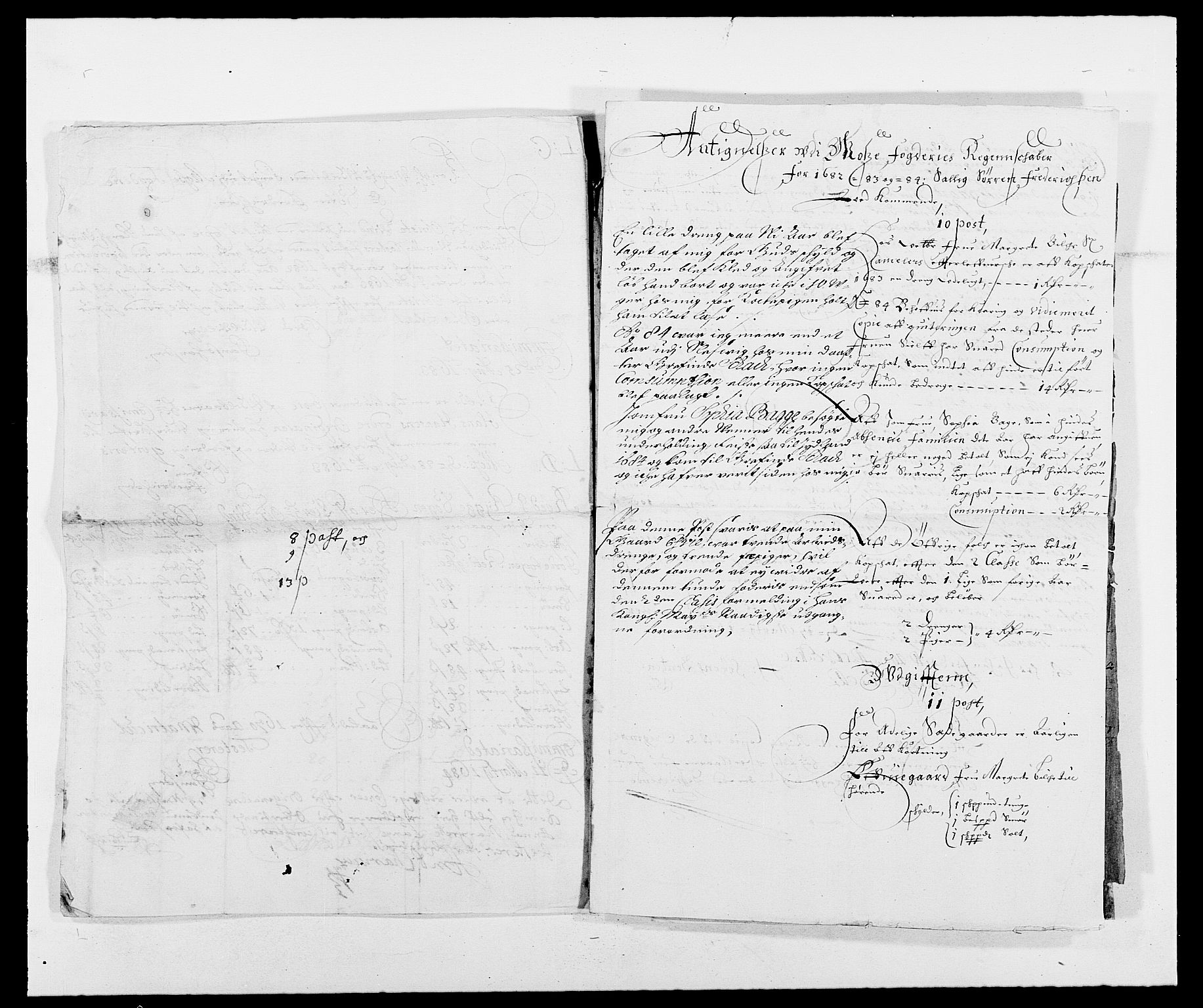 Rentekammeret inntil 1814, Reviderte regnskaper, Fogderegnskap, AV/RA-EA-4092/R02/L0104: Fogderegnskap Moss og Verne kloster, 1682-1684, p. 277