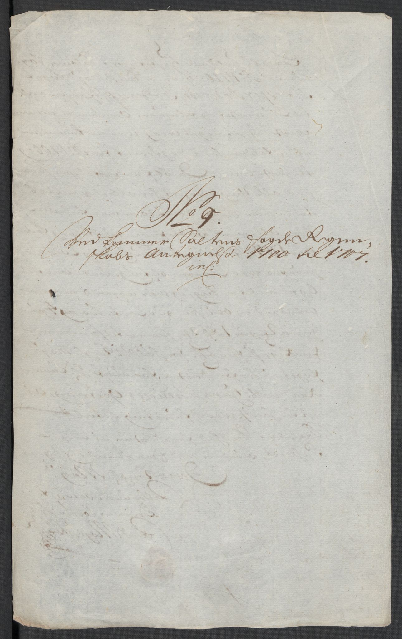 Rentekammeret inntil 1814, Reviderte regnskaper, Fogderegnskap, AV/RA-EA-4092/R66/L4581: Fogderegnskap Salten, 1707-1710, p. 148