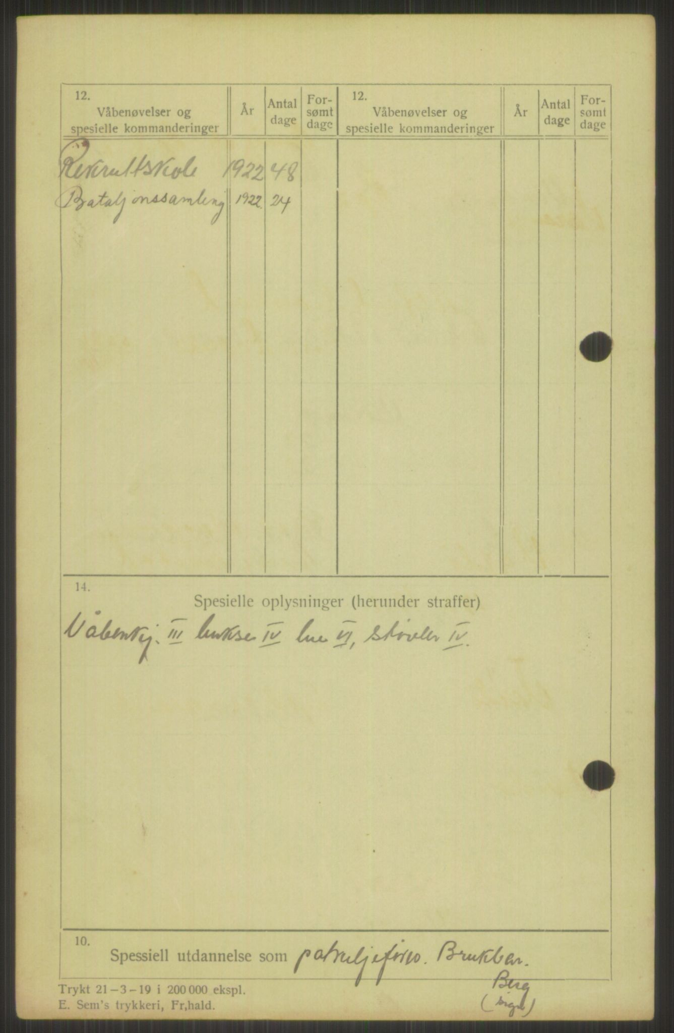 Forsvaret, Varanger bataljon, AV/RA-RAFA-2258/1/D/L0440: Rulleblad for fødte 1892-1912, 1892-1912, p. 614