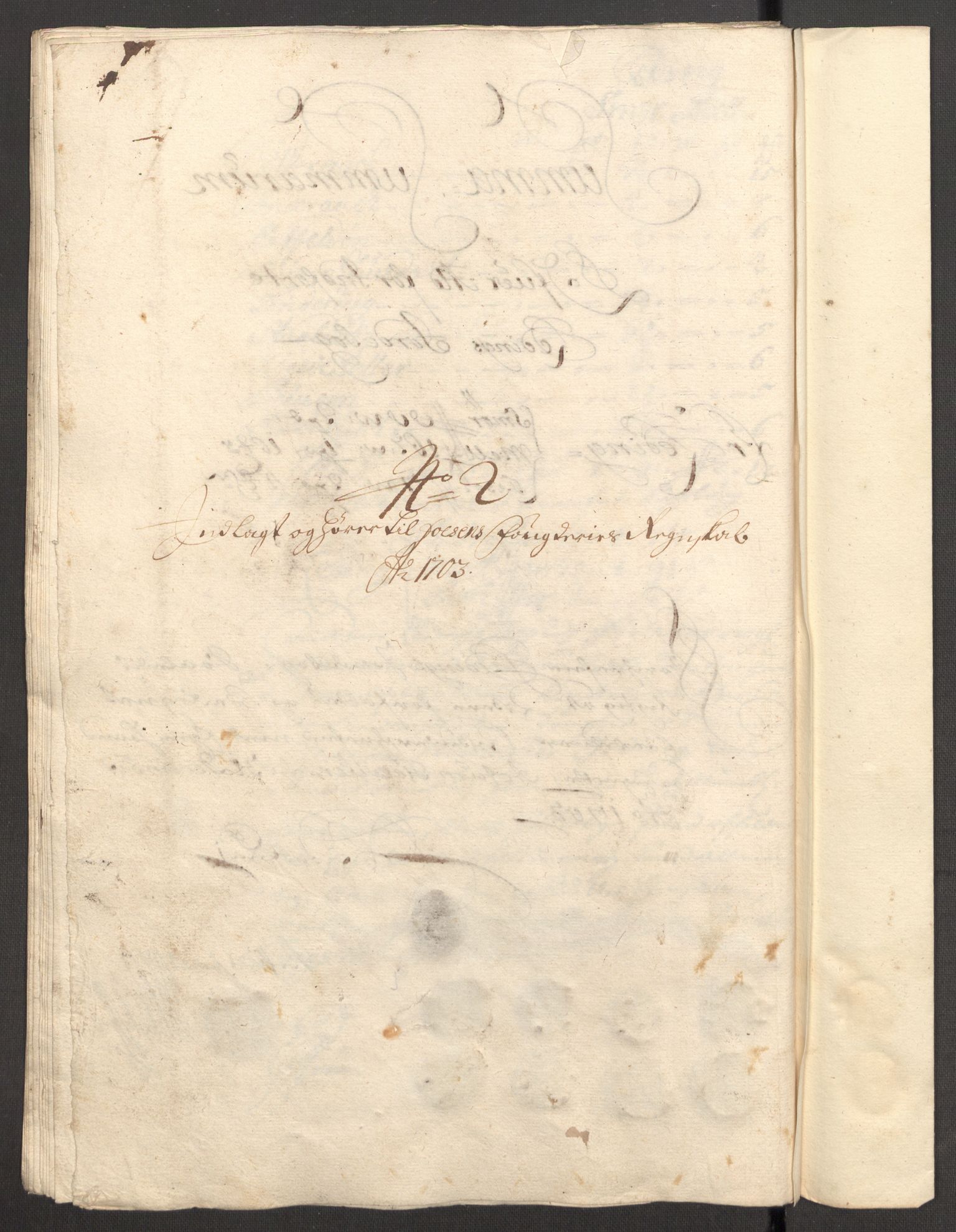 Rentekammeret inntil 1814, Reviderte regnskaper, Fogderegnskap, RA/EA-4092/R57/L3855: Fogderegnskap Fosen, 1702-1703, p. 234