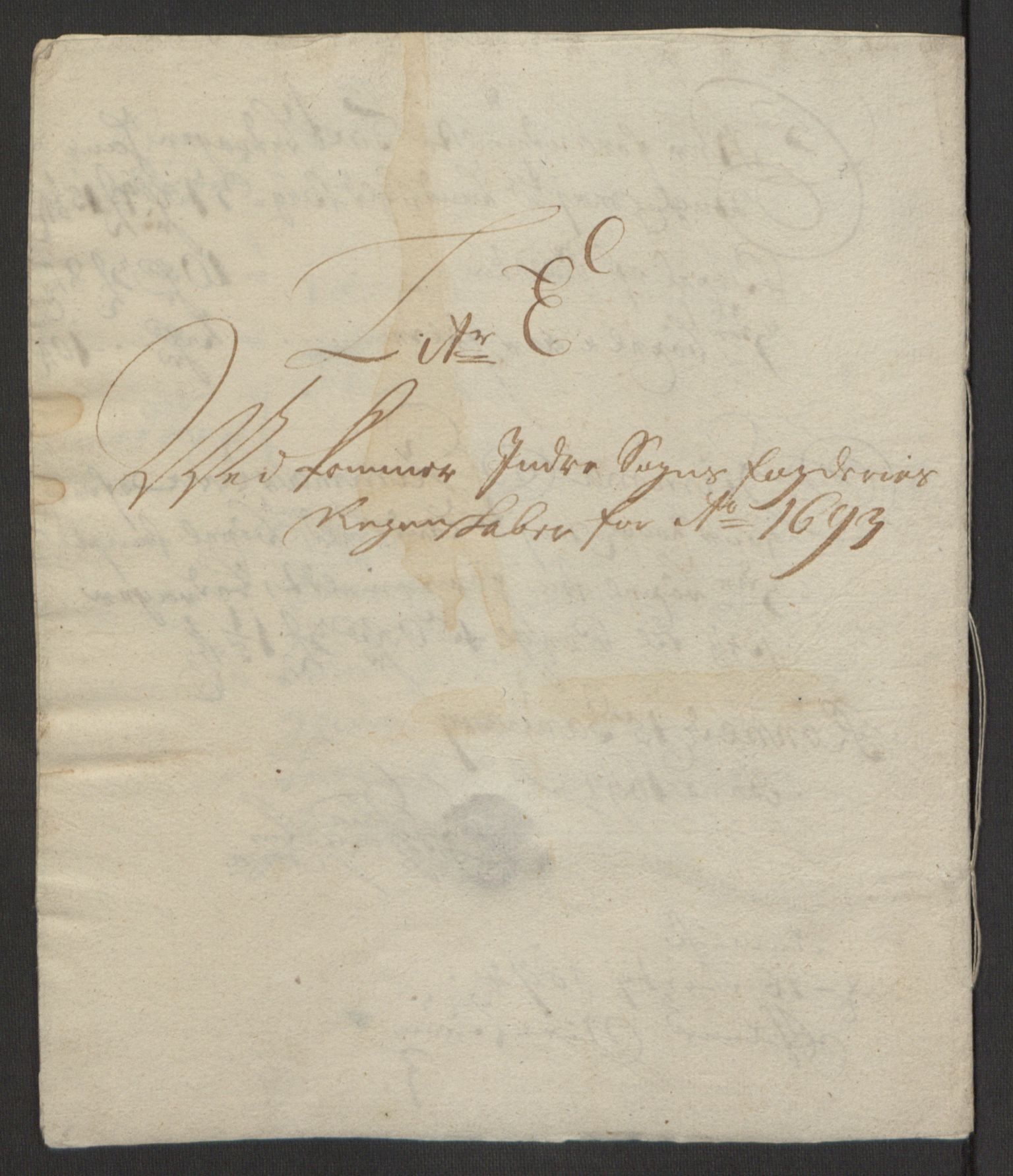 Rentekammeret inntil 1814, Reviderte regnskaper, Fogderegnskap, RA/EA-4092/R52/L3307: Fogderegnskap Sogn, 1693-1694, p. 125