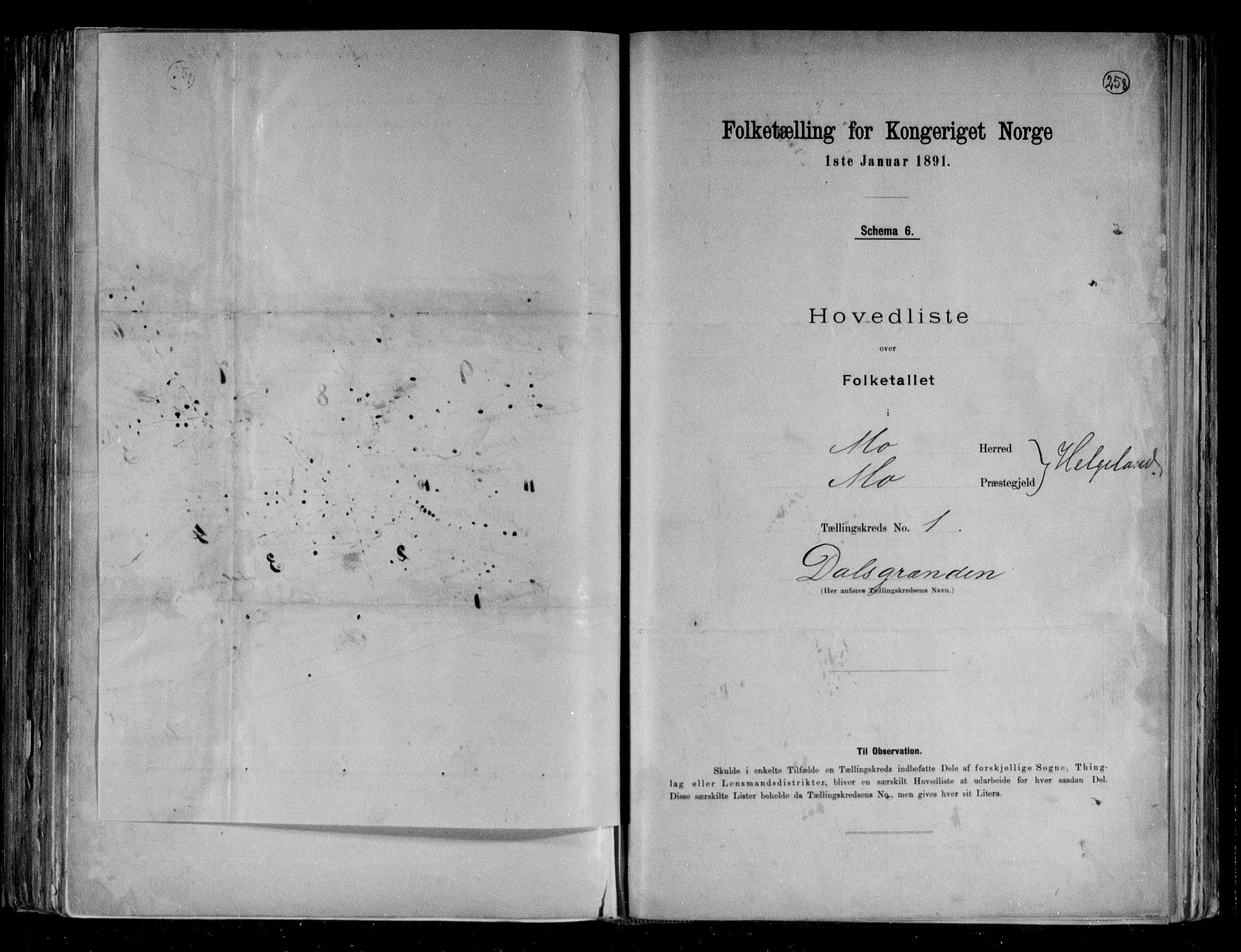 RA, 1891 census for 1833 Mo, 1891, p. 6