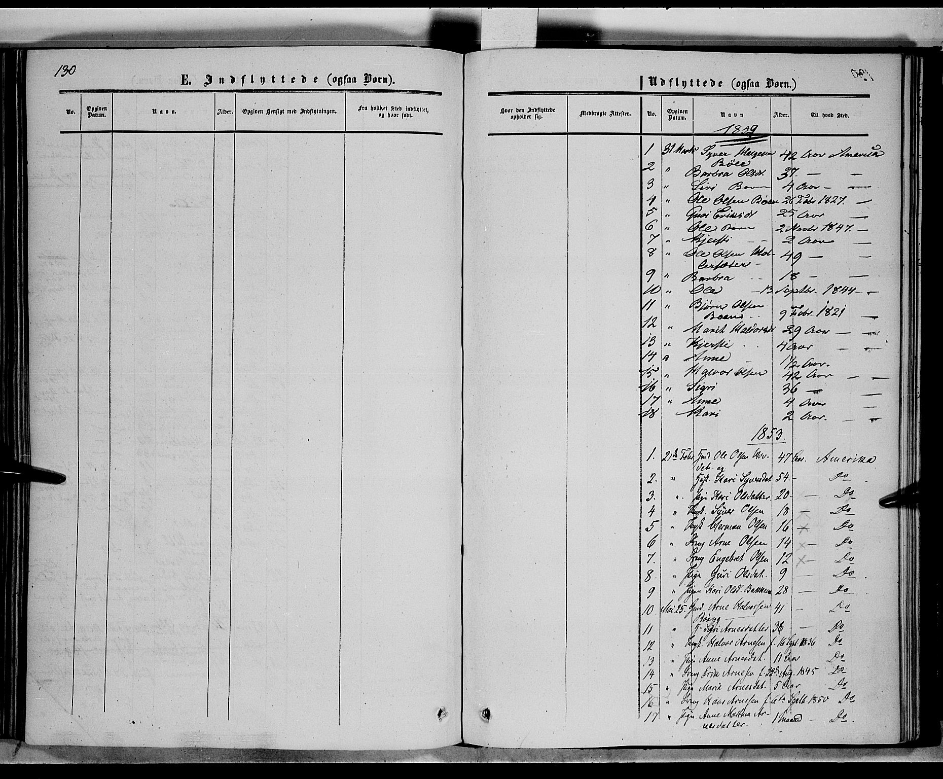 Sør-Aurdal prestekontor, SAH/PREST-128/H/Ha/Haa/L0006: Parish register (official) no. 6, 1849-1876, p. 130