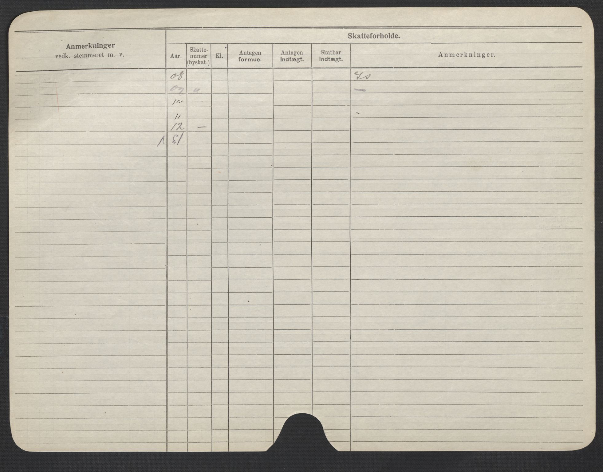 Oslo folkeregister, Registerkort, AV/SAO-A-11715/F/Fa/Fac/L0020: Kvinner, 1906-1914, p. 124b