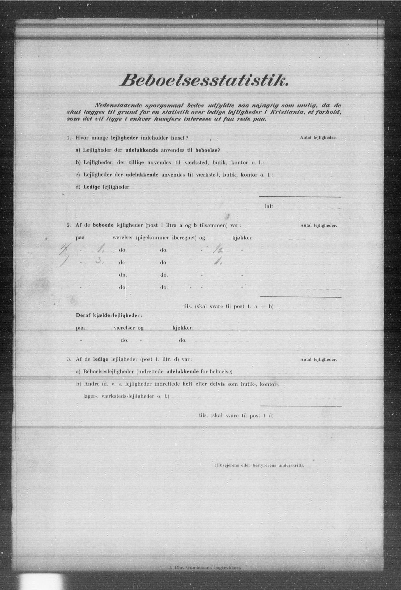 OBA, Municipal Census 1902 for Kristiania, 1902, p. 13305