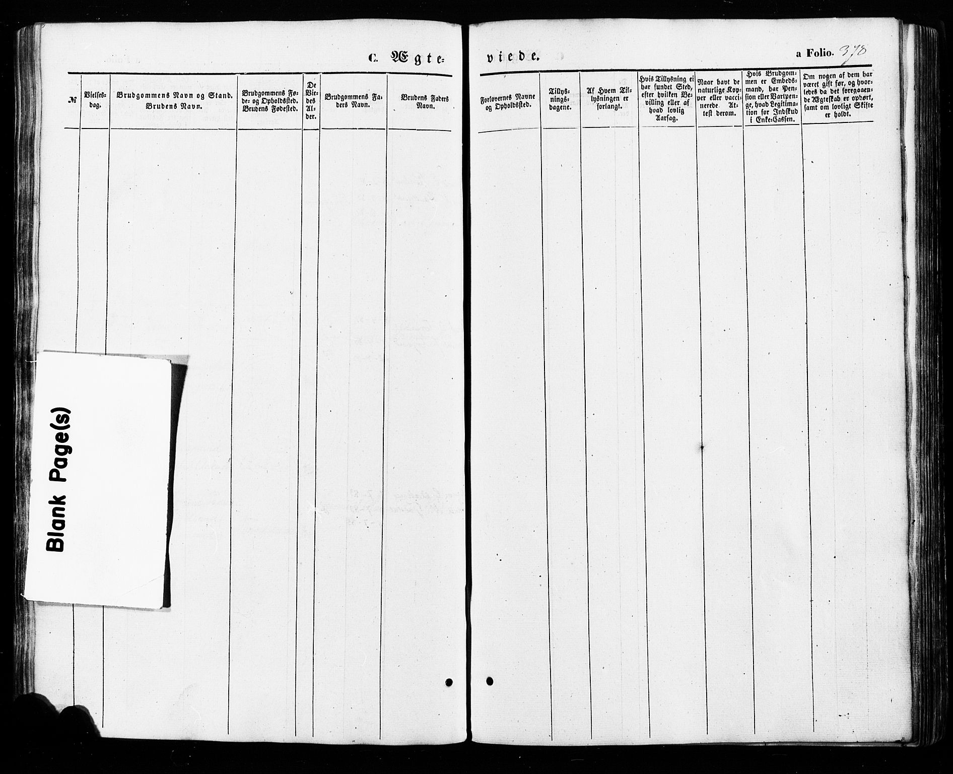 Åseral sokneprestkontor, SAK/1111-0051/F/Fa/L0002: Parish register (official) no. A 2, 1854-1884, p. 378