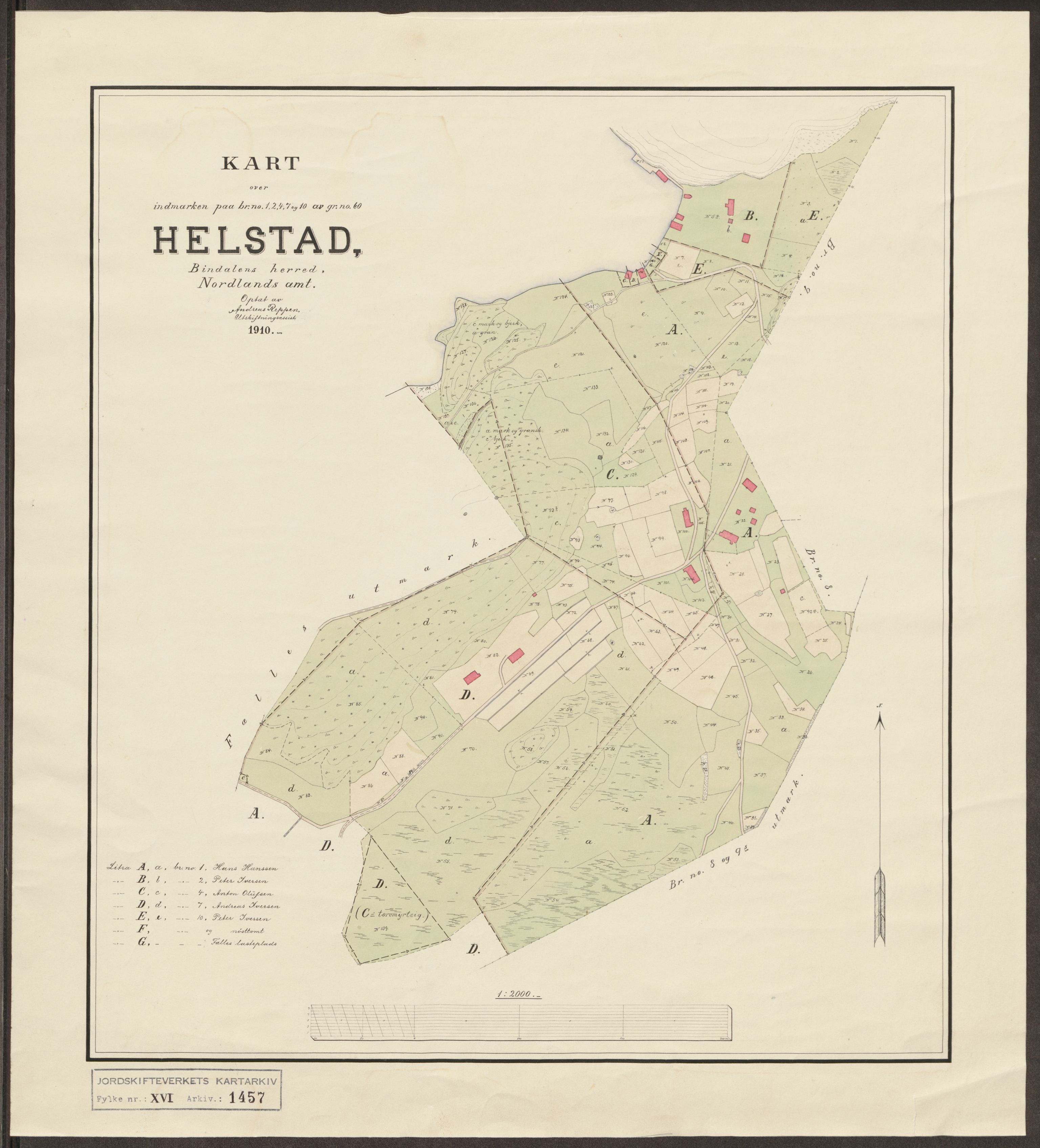 Jordskifteverkets kartarkiv, RA/S-3929/T, 1859-1988, p. 1652
