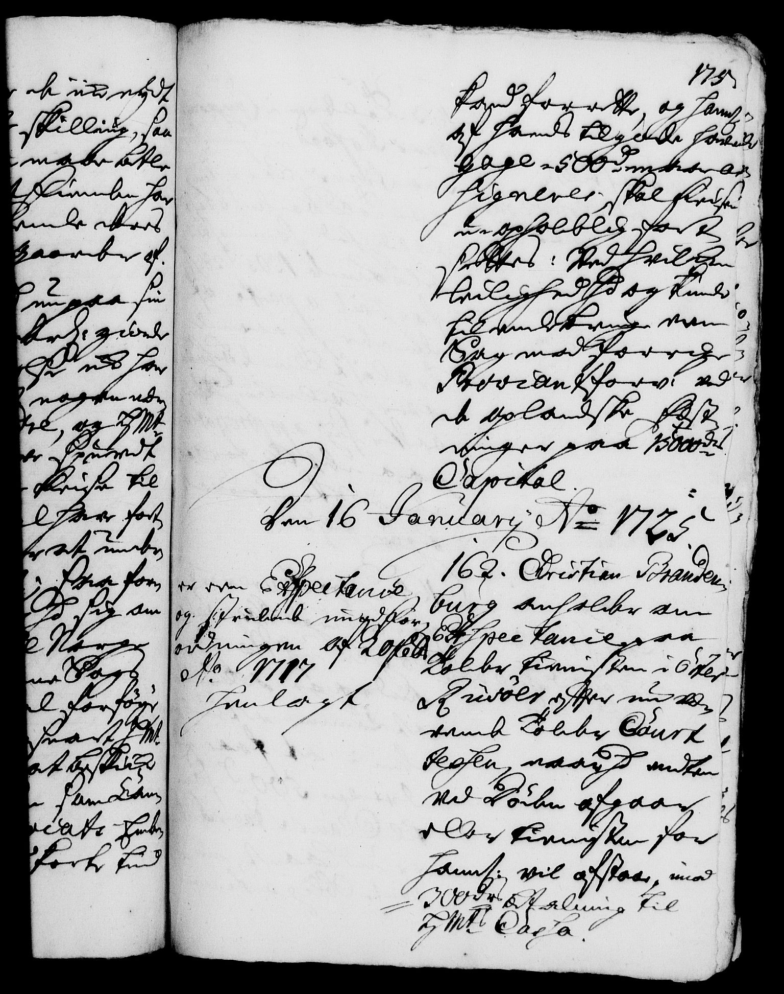 Rentekammeret, Kammerkanselliet, RA/EA-3111/G/Gh/Gha/L0007: Norsk ekstraktmemorialprotokoll (merket RK 53.52), 1724-1725, p. 175