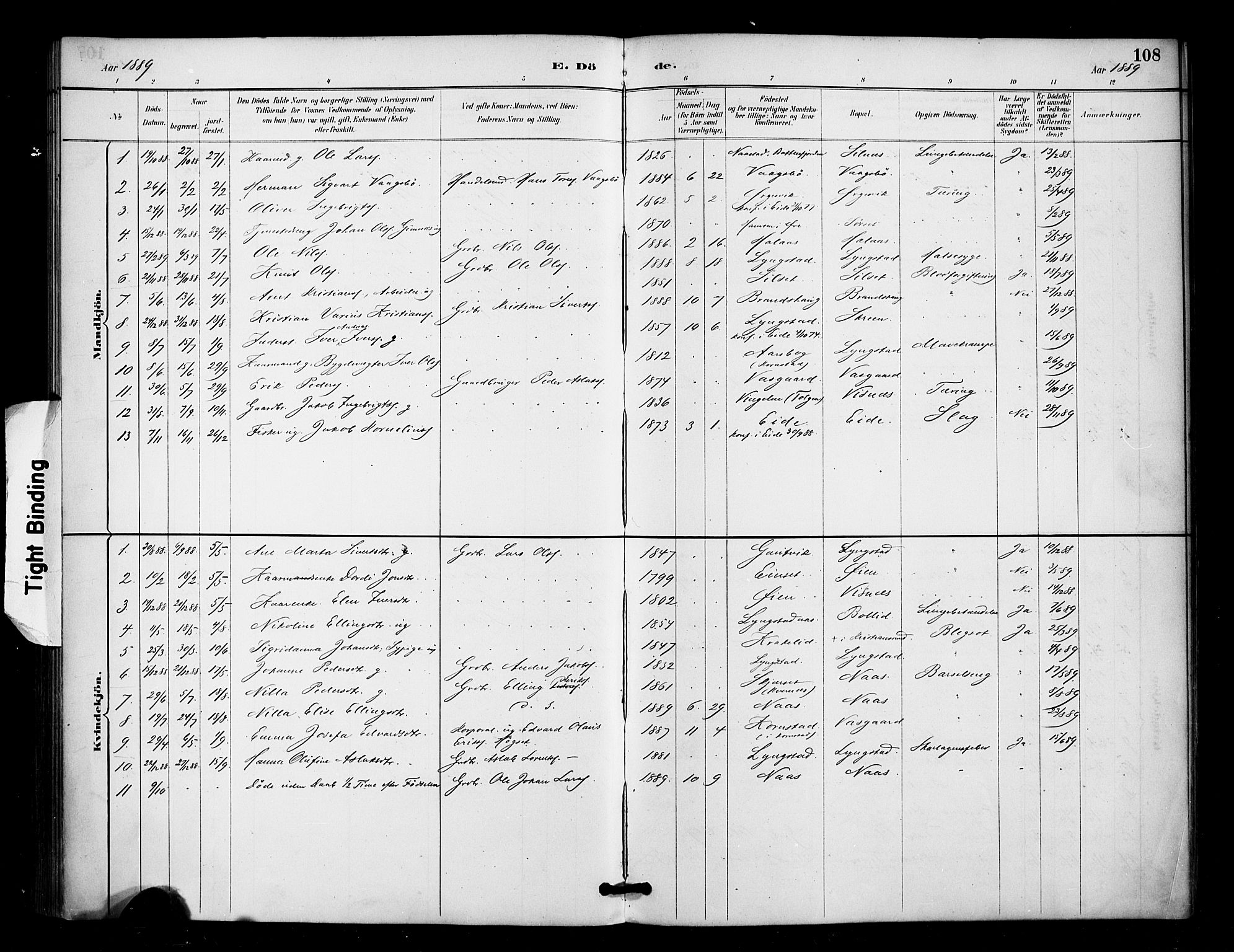 Ministerialprotokoller, klokkerbøker og fødselsregistre - Møre og Romsdal, AV/SAT-A-1454/571/L0836: Parish register (official) no. 571A01, 1884-1899, p. 108