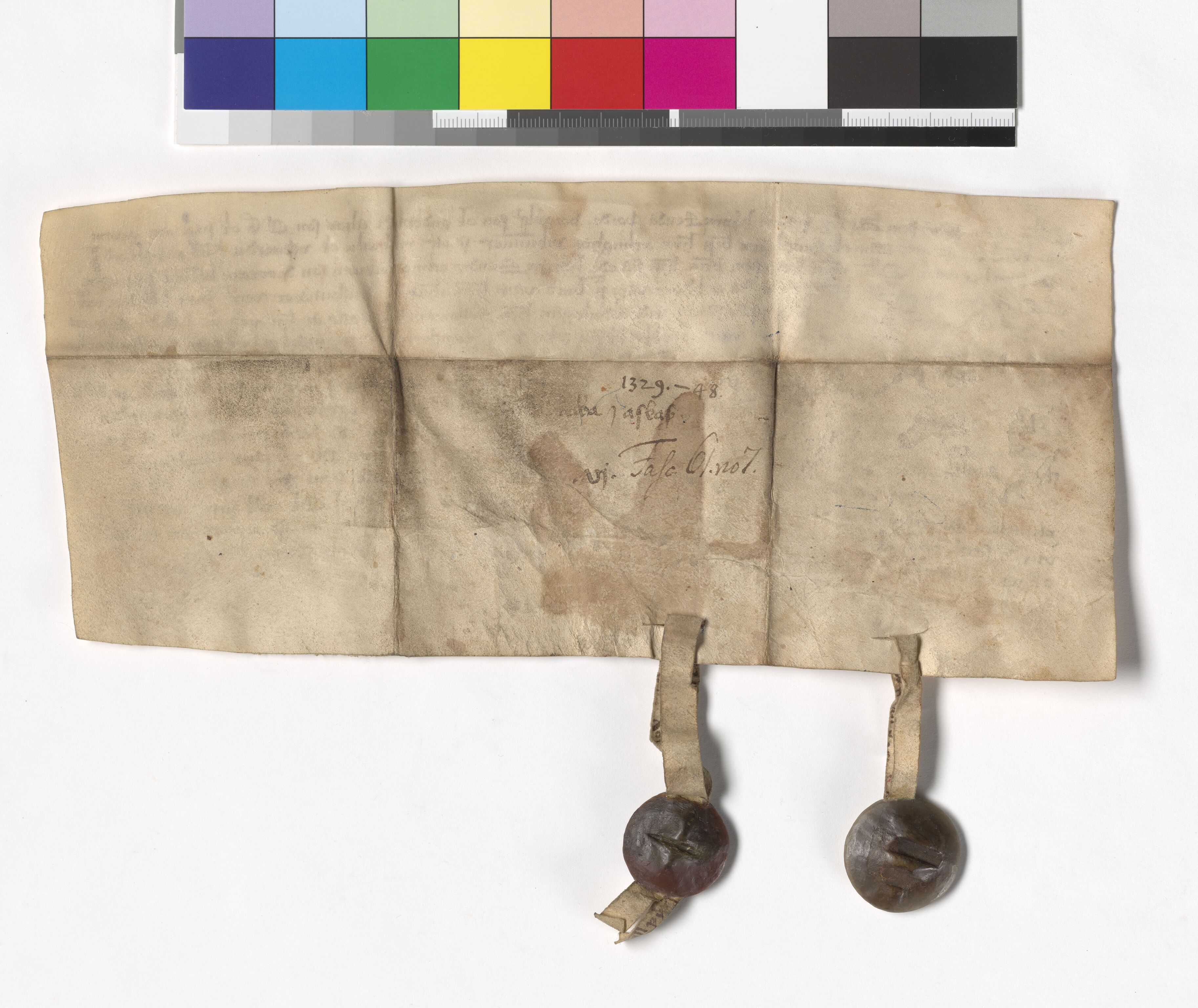 Riksarkivets diplomsamling, AV/RA-EA-5965/F05/L0159: NRA AM fasc. 61 nr. 5-9, 1329-1348, p. 9