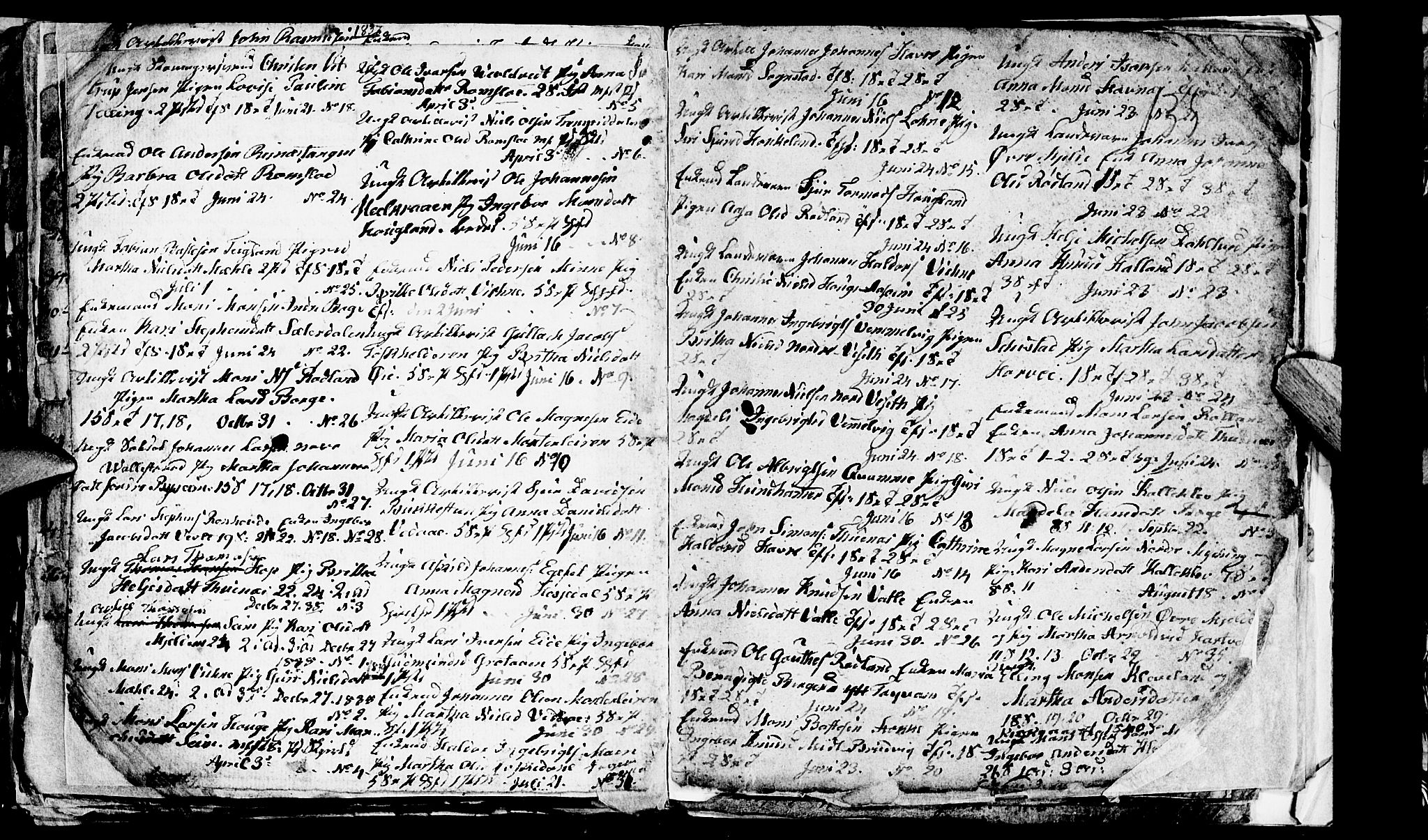 Haus sokneprestembete, SAB/A-75601/H/Hab: Parish register (copy) no. A 1, 1830-1855, p. 135