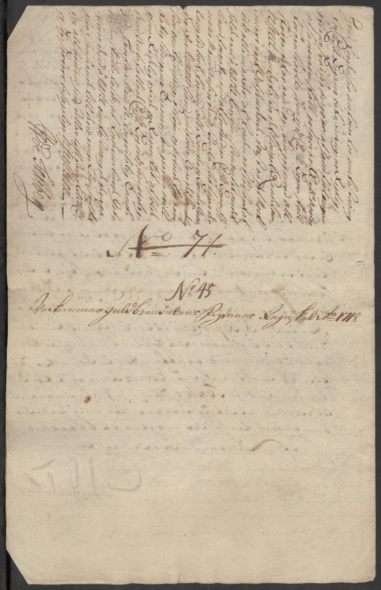 Rentekammeret inntil 1814, Reviderte regnskaper, Fogderegnskap, AV/RA-EA-4092/R17/L1188: Fogderegnskap Gudbrandsdal, 1718, p. 262
