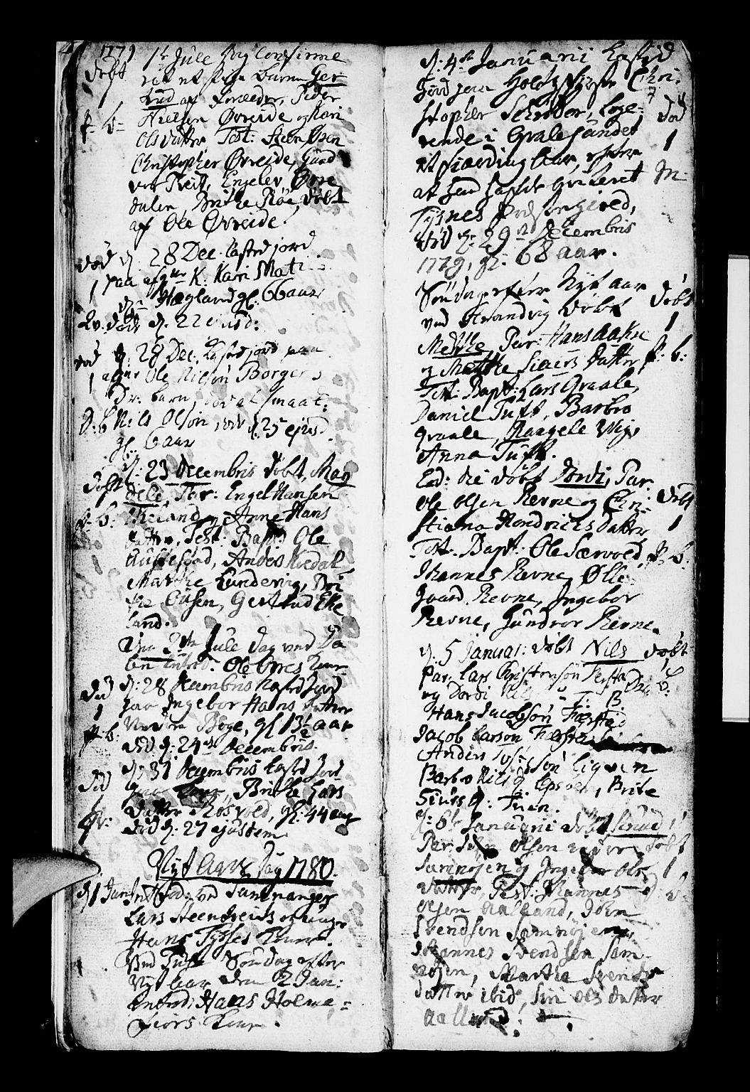 Os sokneprestembete, AV/SAB-A-99929: Parish register (official) no. A 10, 1779-1788, p. 7