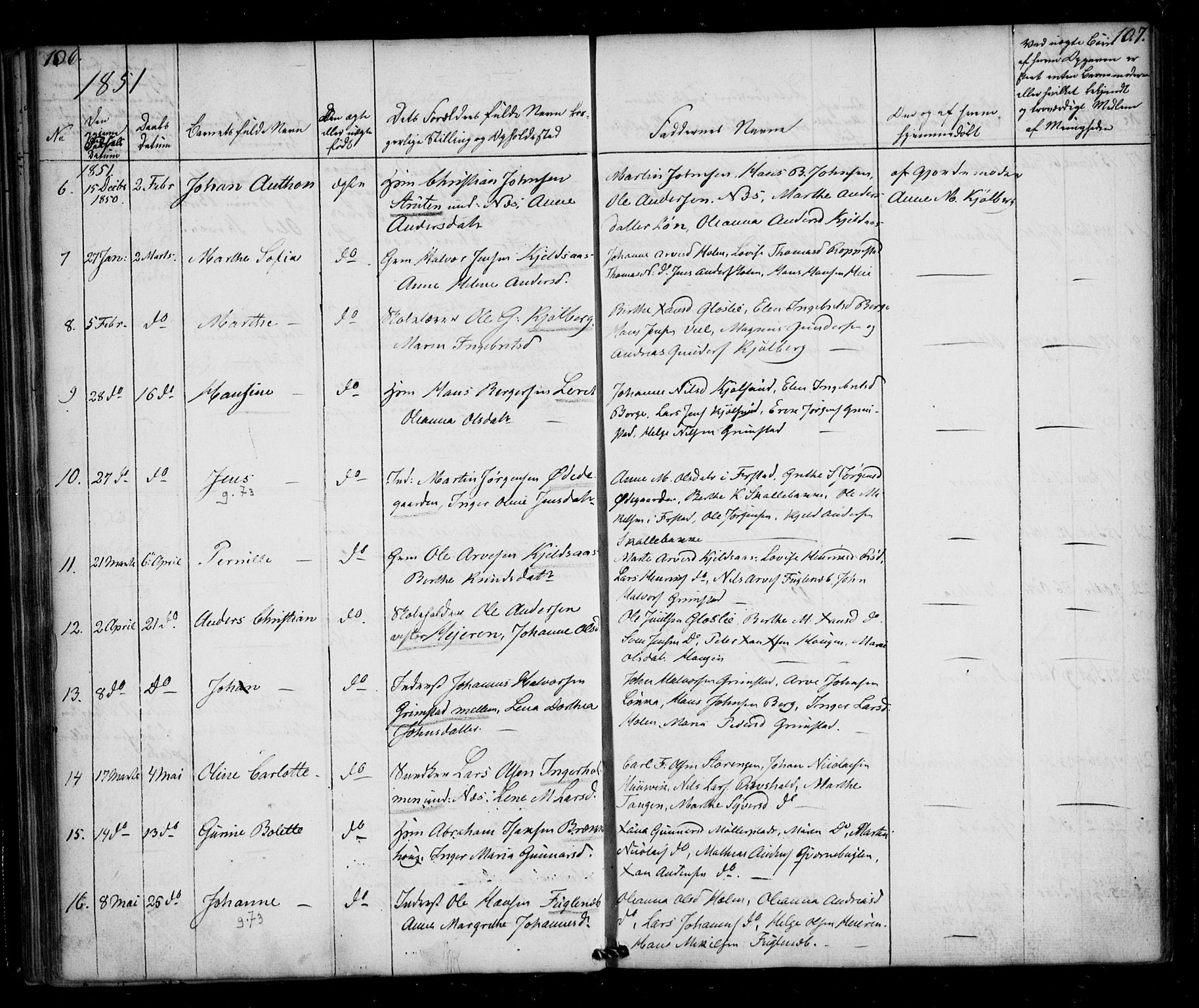 Borge prestekontor Kirkebøker, AV/SAO-A-10903/F/Fb/L0001: Parish register (official) no. II 1, 1836-1852, p. 106-107