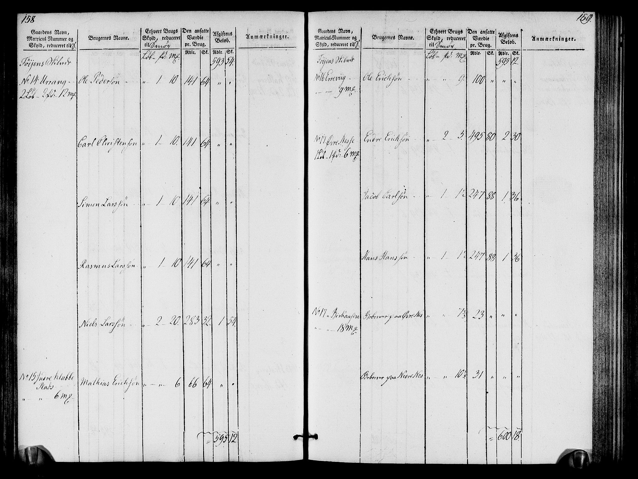 Rentekammeret inntil 1814, Realistisk ordnet avdeling, AV/RA-EA-4070/N/Ne/Nea/L0109: Sunnhordland og Hardanger fogderi. Oppebørselsregister, 1803-1804, p. 82