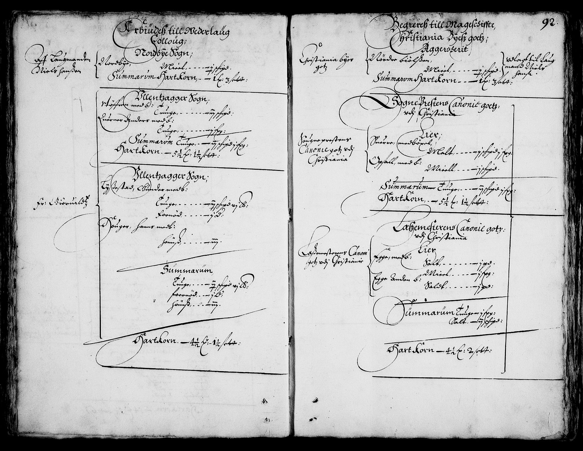 Rentekammeret inntil 1814, Realistisk ordnet avdeling, AV/RA-EA-4070/On/L0001/0002: Statens gods / [Jj 2]: Jordebok og forklaring over atkomstene til Hannibal Sehesteds gods, 1651, p. 90b-91a