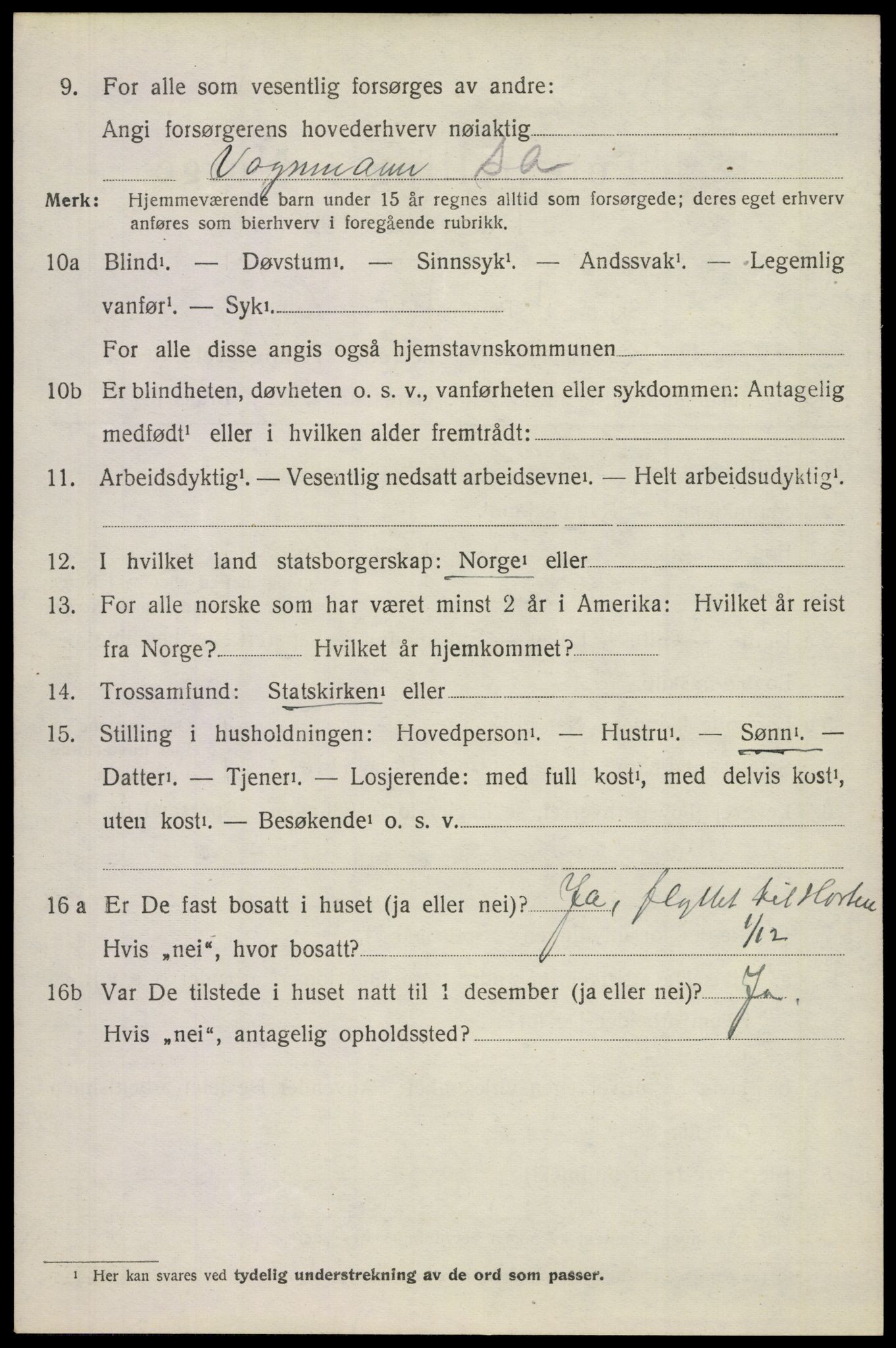 SAKO, 1920 census for Ramnes, 1920, p. 4323