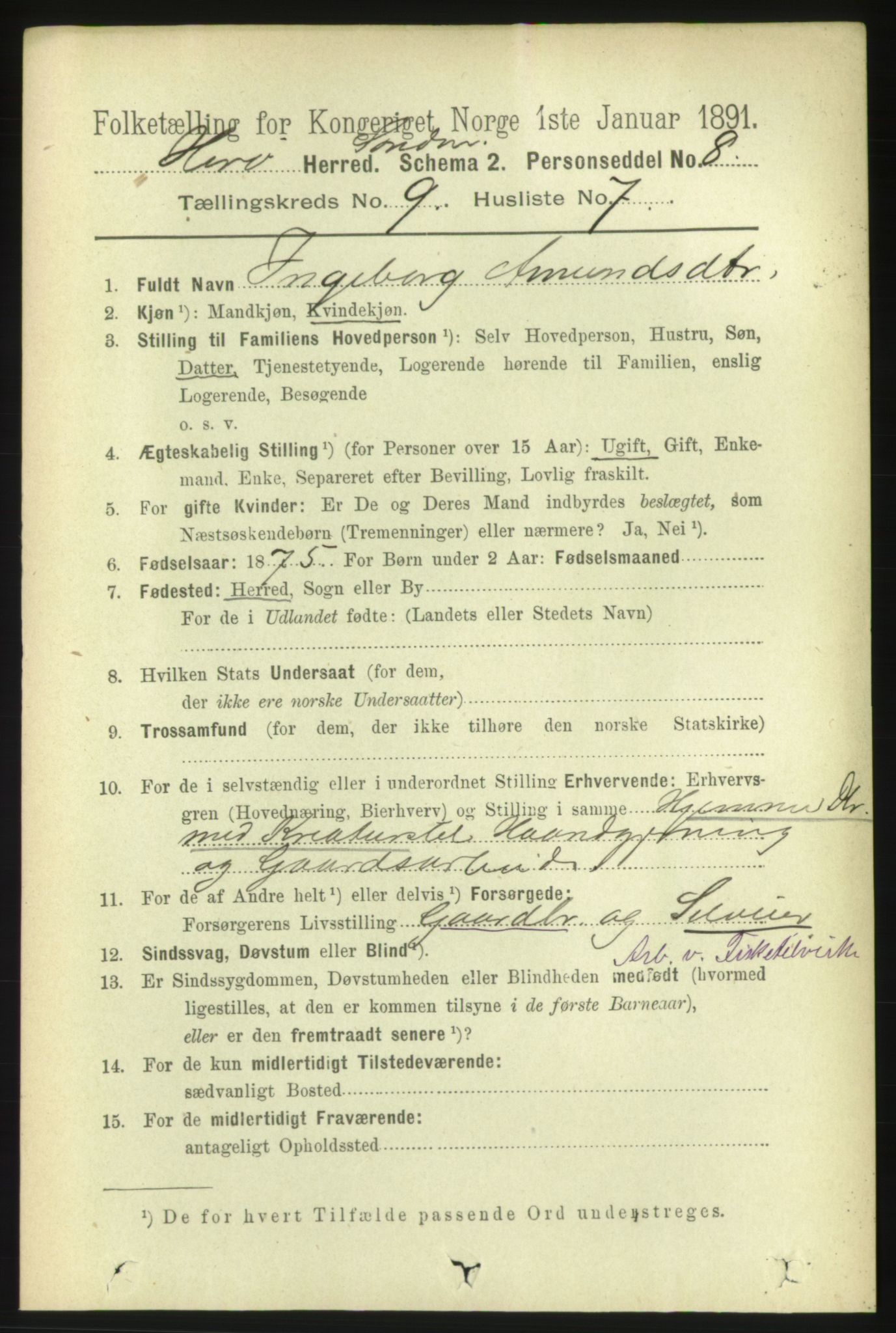 RA, 1891 census for 1515 Herøy, 1891, p. 3664