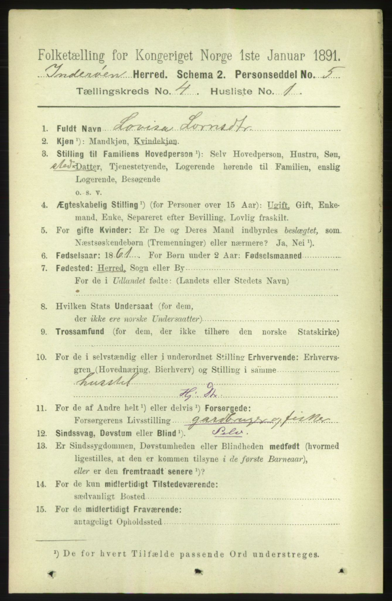 RA, 1891 census for 1729 Inderøy, 1891, p. 2347