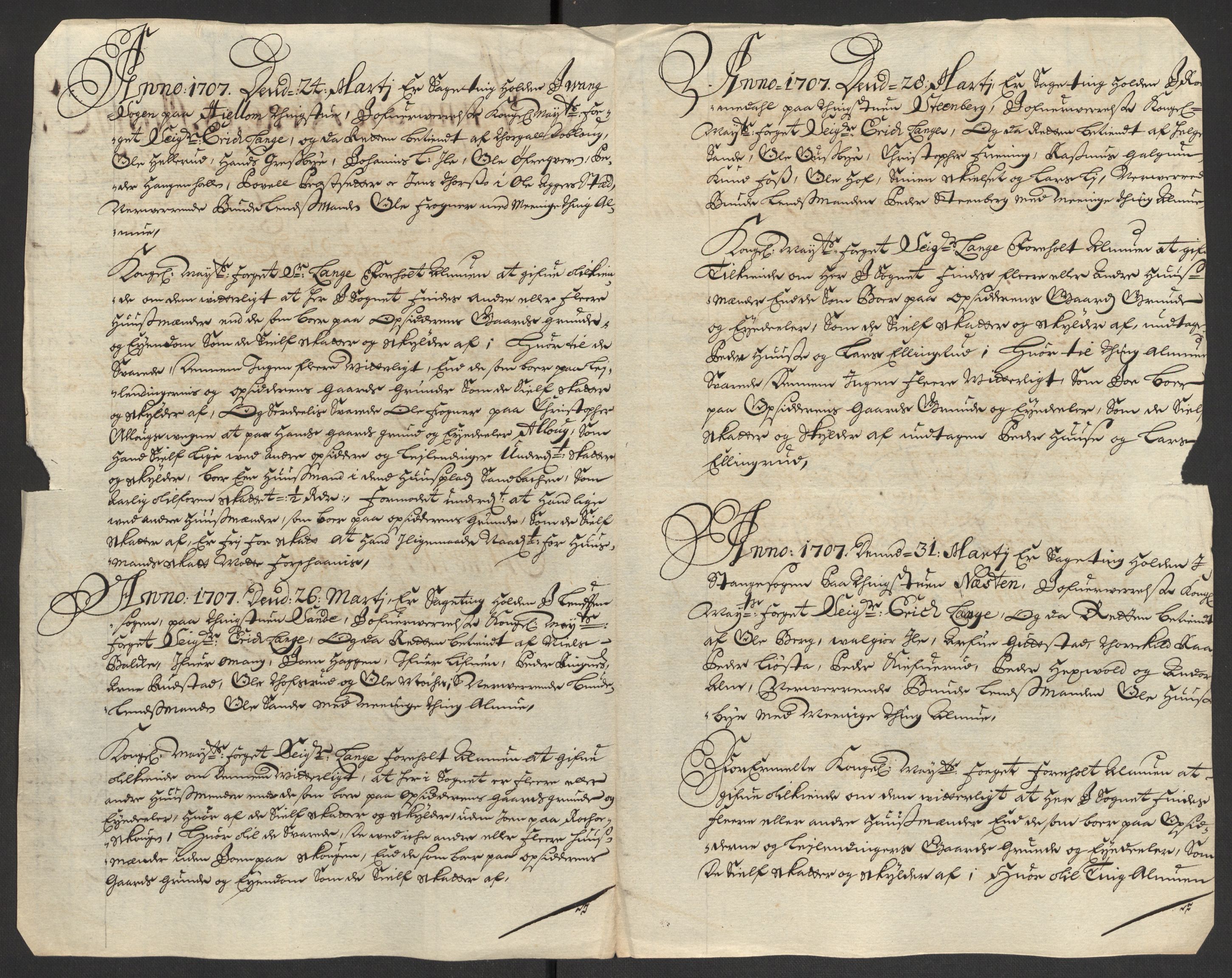 Rentekammeret inntil 1814, Reviderte regnskaper, Fogderegnskap, AV/RA-EA-4092/R16/L1043: Fogderegnskap Hedmark, 1706-1707, p. 359