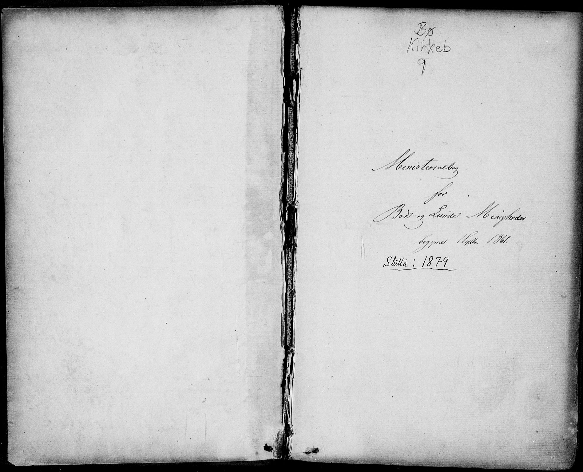 Bø kirkebøker, SAKO/A-257/F/Fa/L0009: Parish register (official) no. 9, 1862-1879