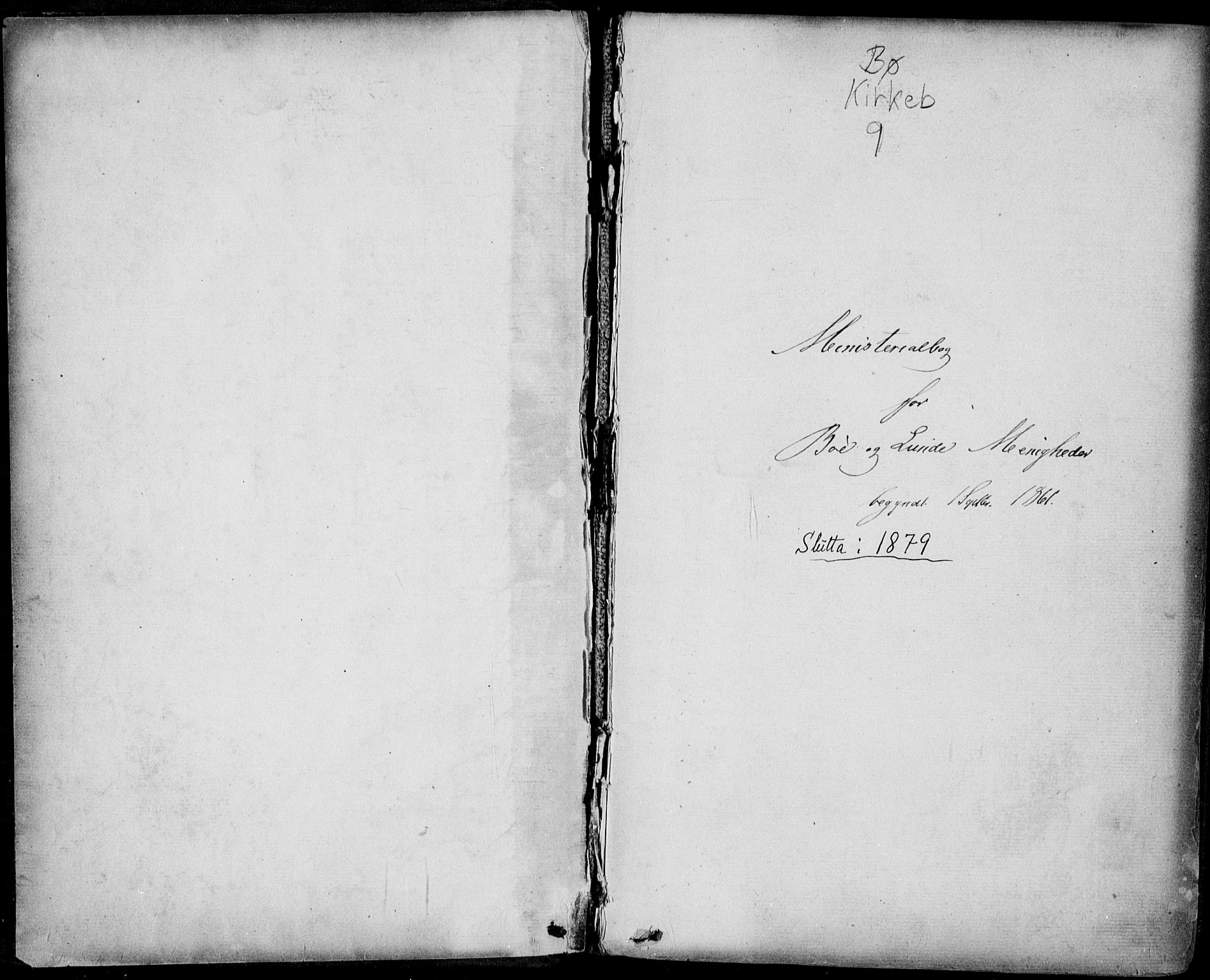 Bø kirkebøker, AV/SAKO-A-257/F/Fa/L0009: Parish register (official) no. 9, 1862-1879