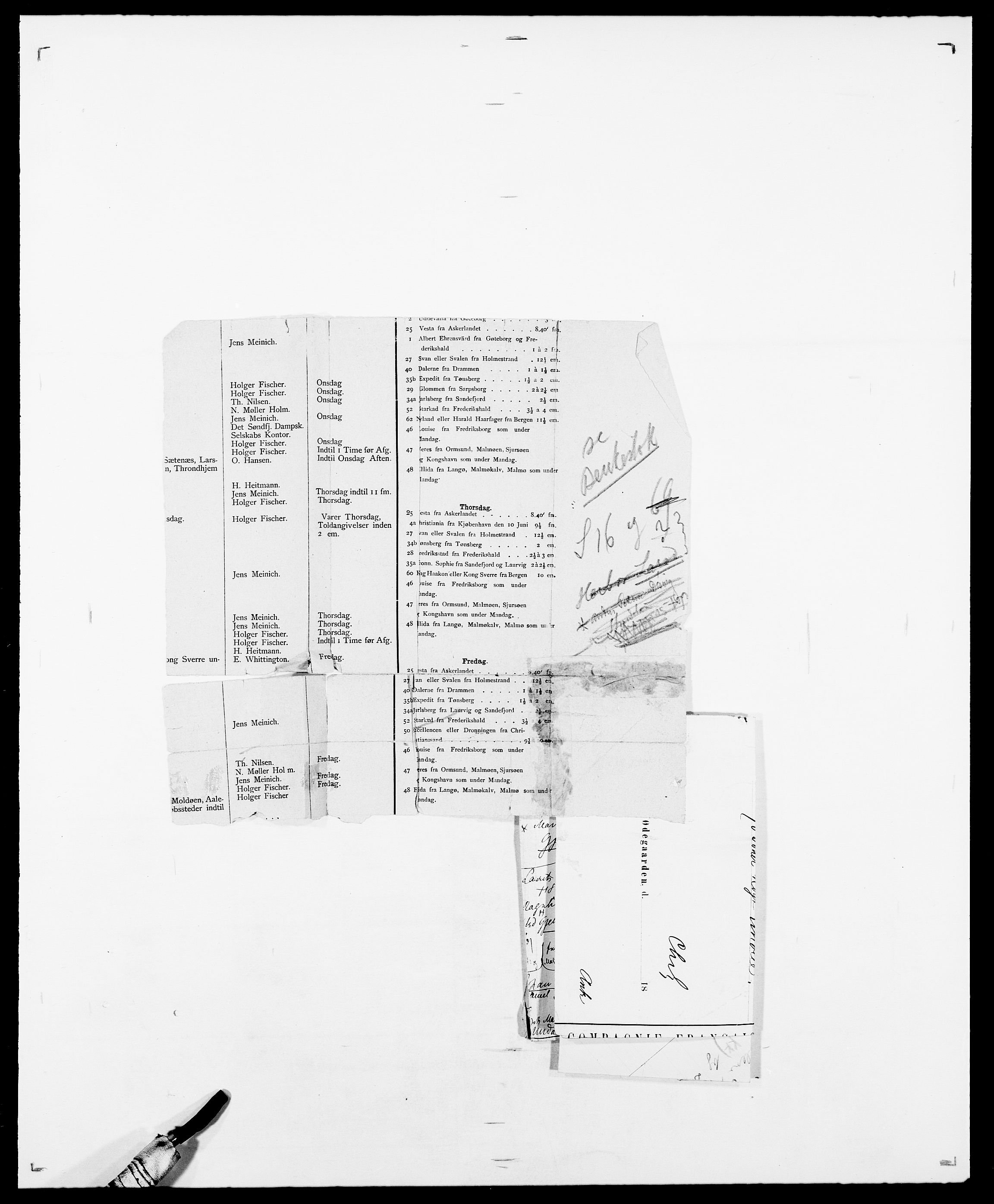 Delgobe, Charles Antoine - samling, AV/SAO-PAO-0038/D/Da/L0013: Forbos - Geving, p. 446