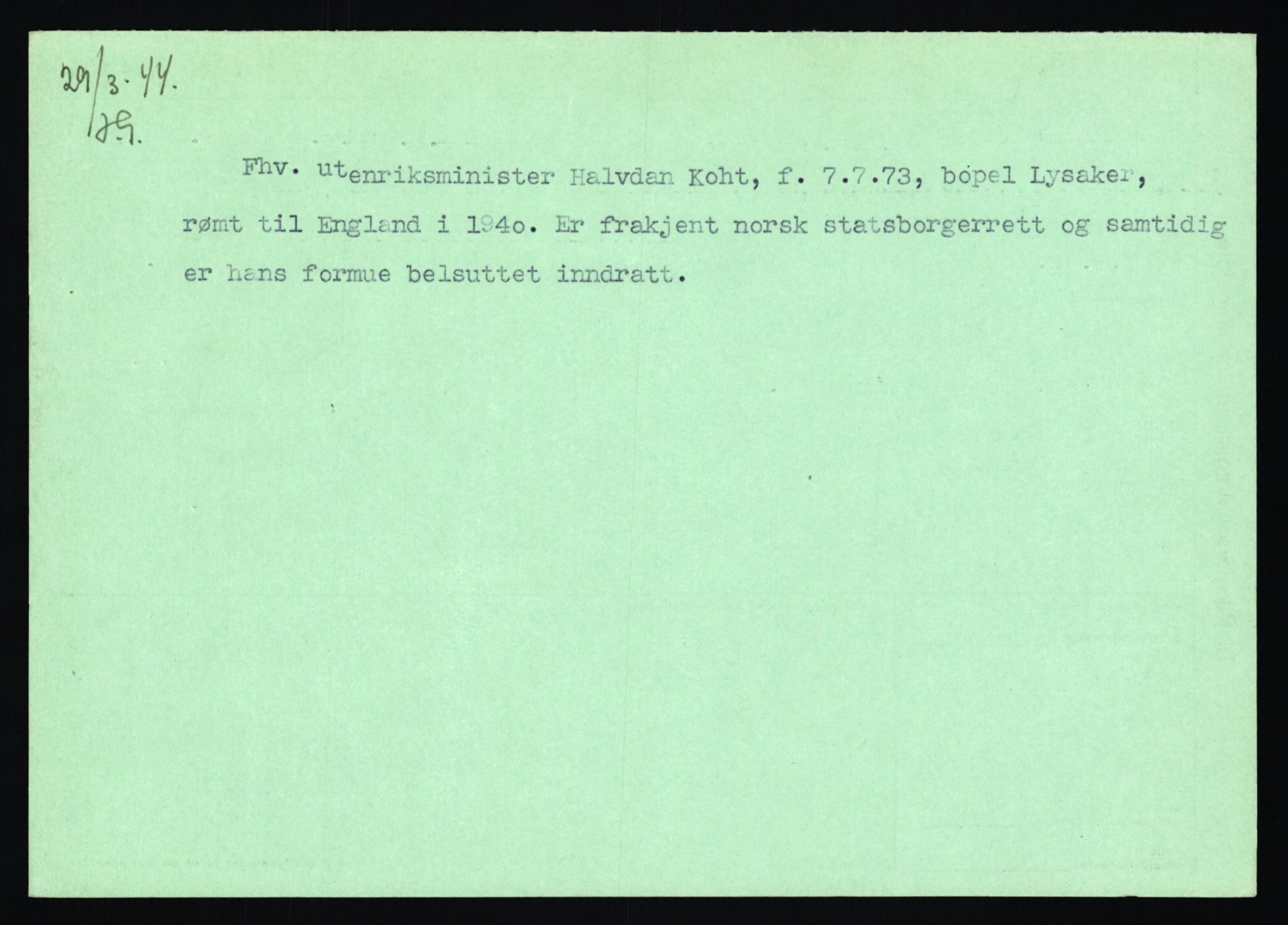 Statspolitiet - Hovedkontoret / Osloavdelingen, AV/RA-S-1329/C/Ca/L0009: Knutsen - Limstrand, 1943-1945, p. 451