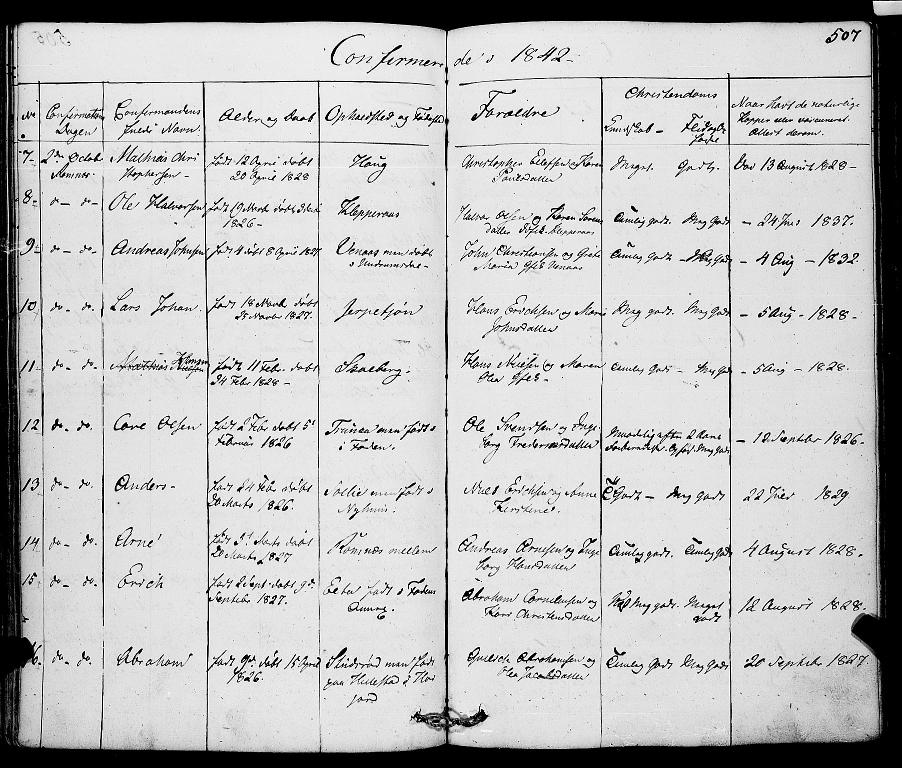 Ramnes kirkebøker, AV/SAKO-A-314/F/Fa/L0005: Parish register (official) no. I 5, 1841-1861, p. 506-507