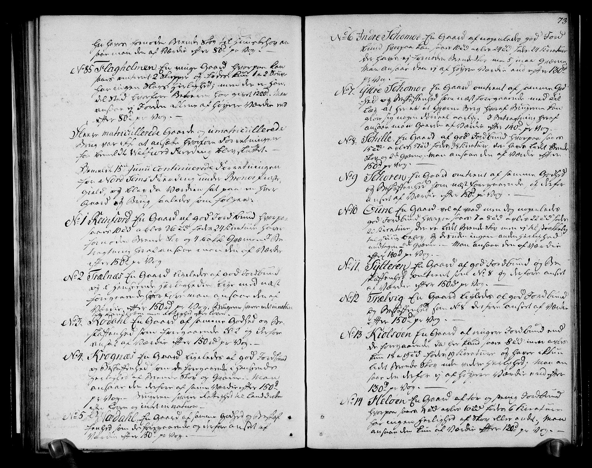 Rentekammeret inntil 1814, Realistisk ordnet avdeling, RA/EA-4070/N/Ne/Nea/L0156: Helgeland fogderi. Deliberasjonsprotokoll, 1803, p. 75