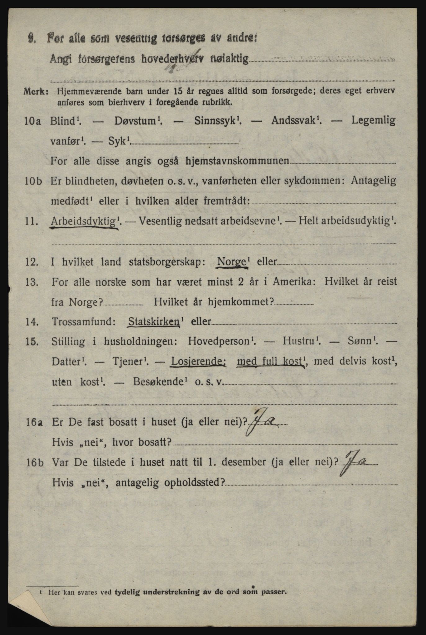 SAO, 1920 census for Berg, 1920, p. 14448