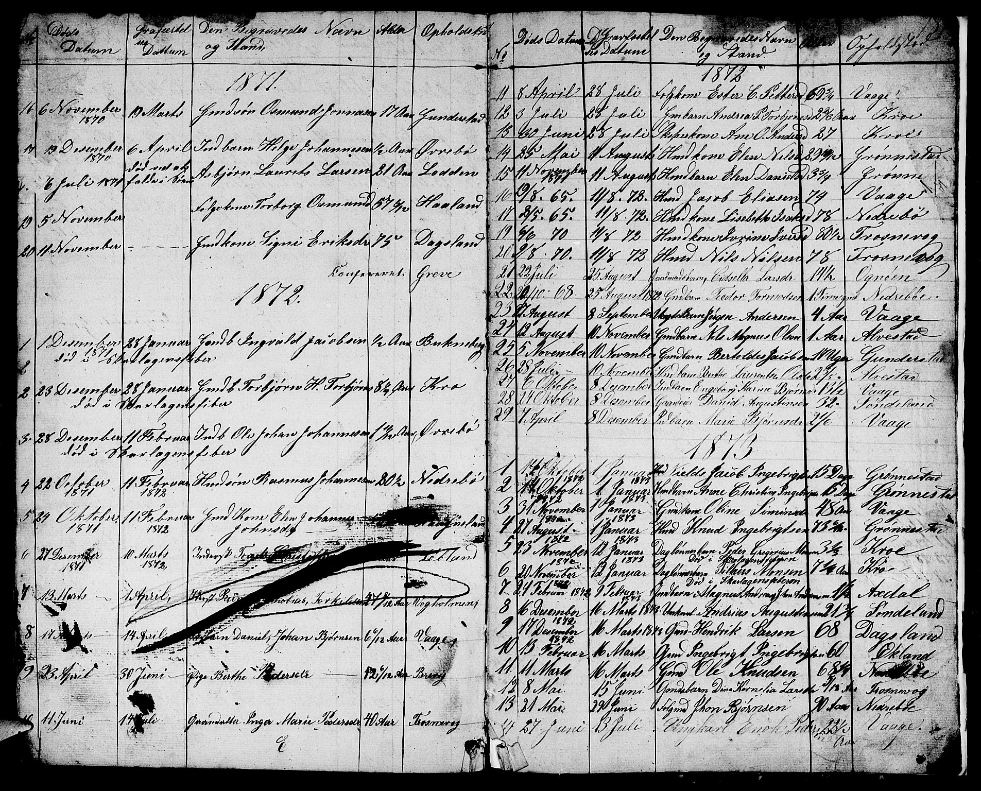 Tysvær sokneprestkontor, SAST/A -101864/H/Ha/Hab/L0001: Parish register (copy) no. B 1, 1851-1887, p. 184