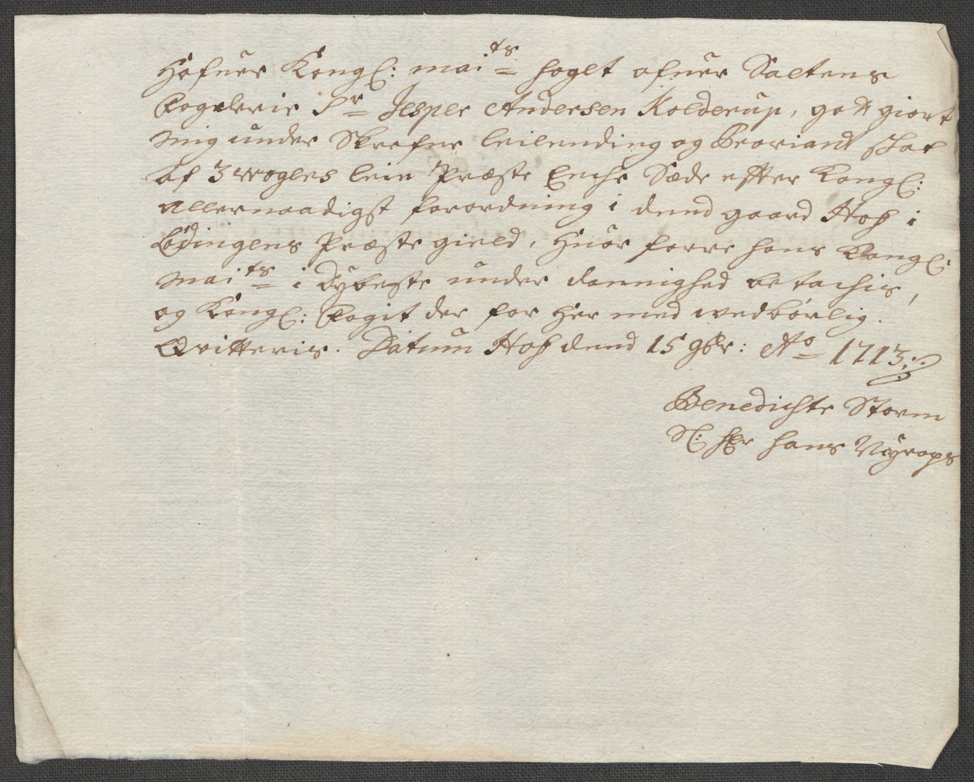 Rentekammeret inntil 1814, Reviderte regnskaper, Fogderegnskap, AV/RA-EA-4092/R66/L4583: Fogderegnskap Salten, 1713, p. 197