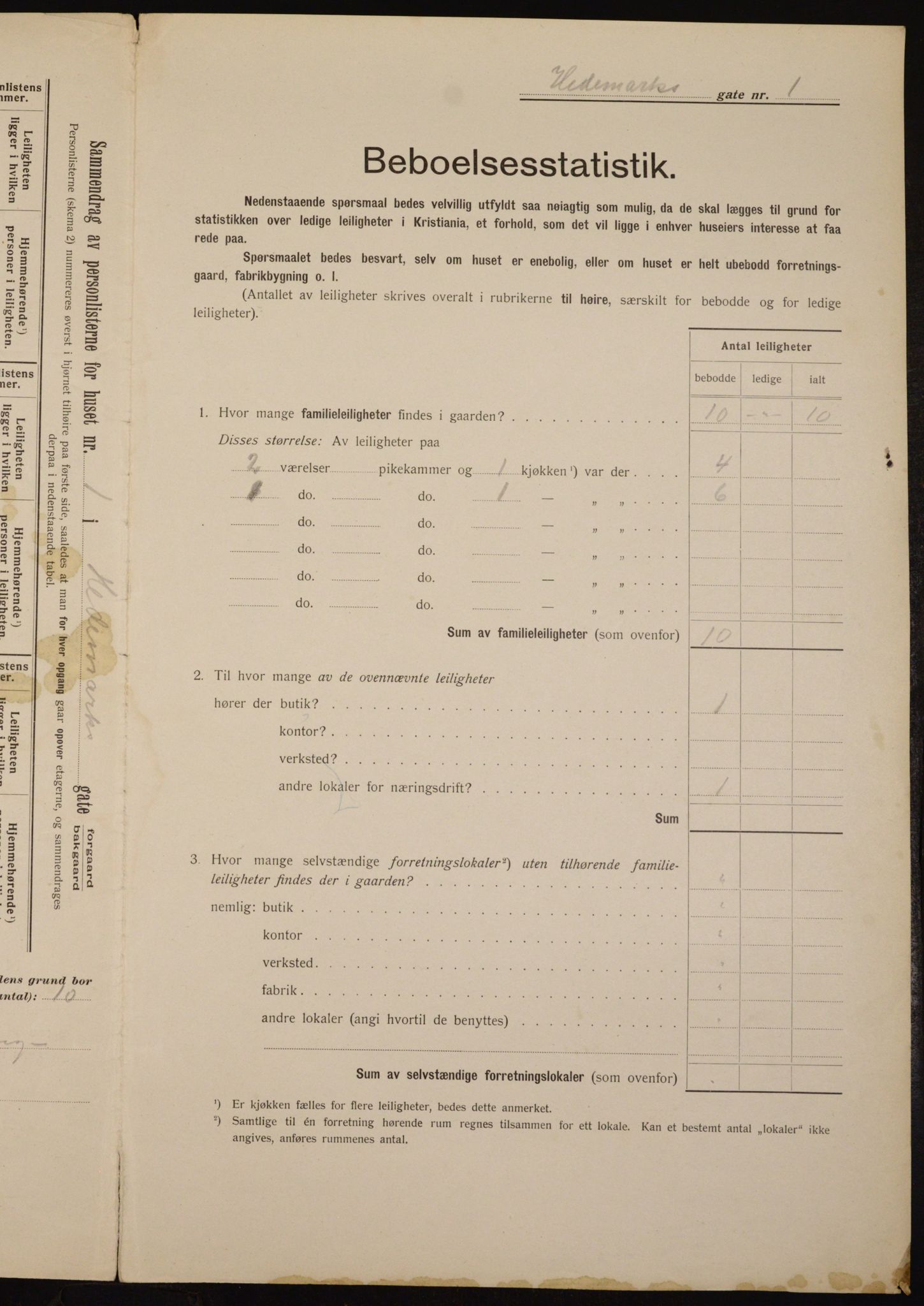 OBA, Municipal Census 1912 for Kristiania, 1912, p. 36029