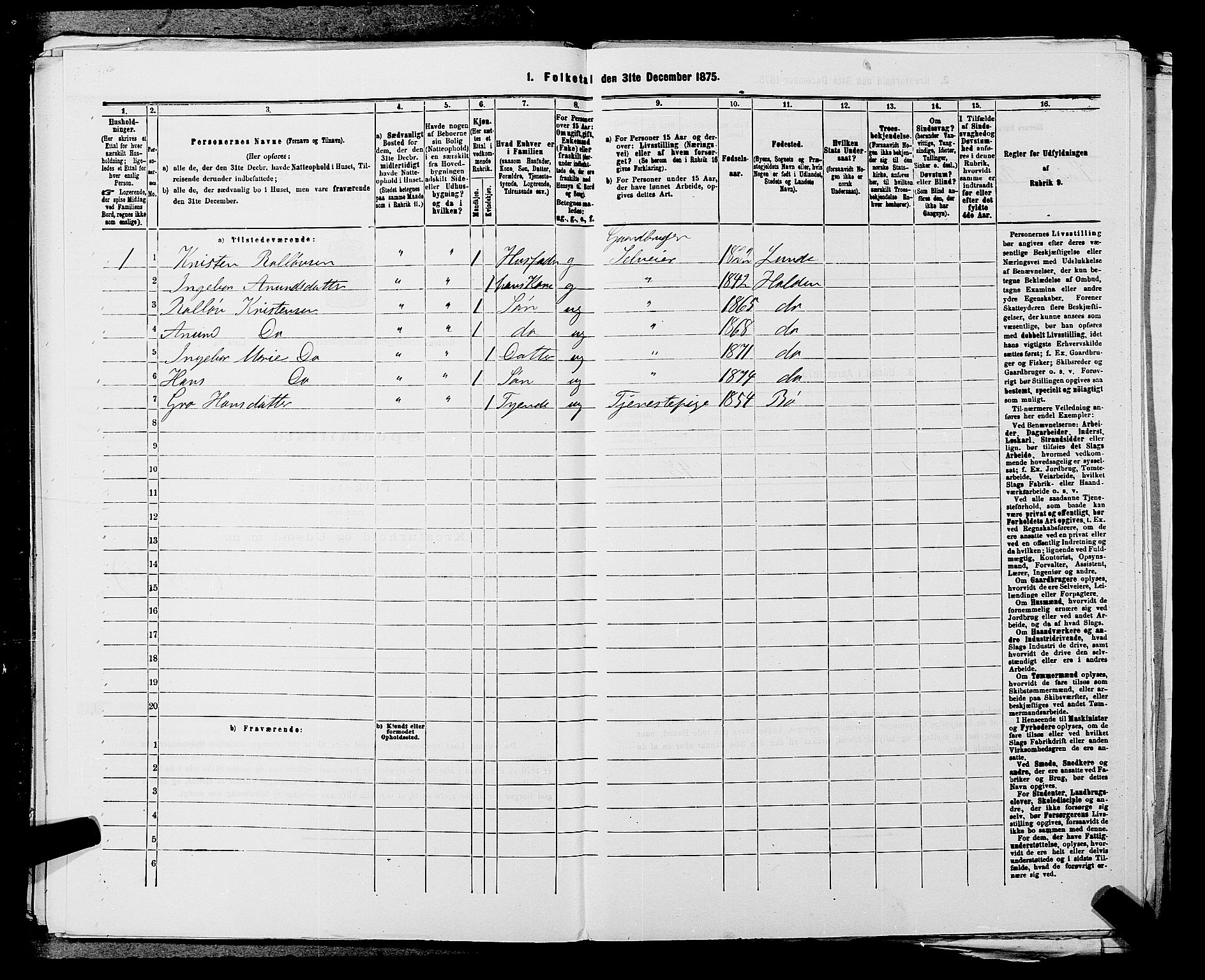 SAKO, 1875 census for 0819P Holla, 1875, p. 546