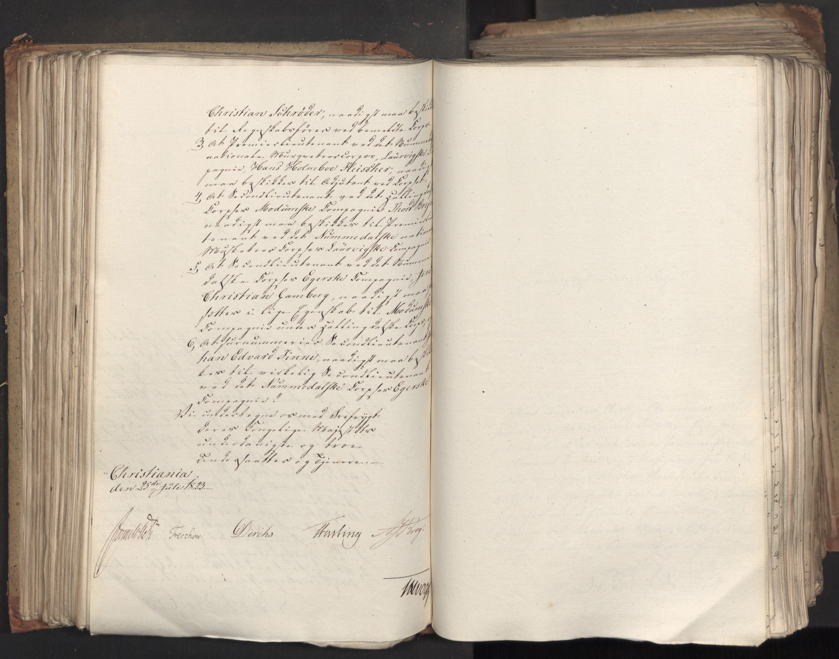 Statsrådsavdelingen i Stockholm, AV/RA-S-1003/D/Da/L0035: Regjeringsinnstillinger nr. 541-840, 1823, p. 176