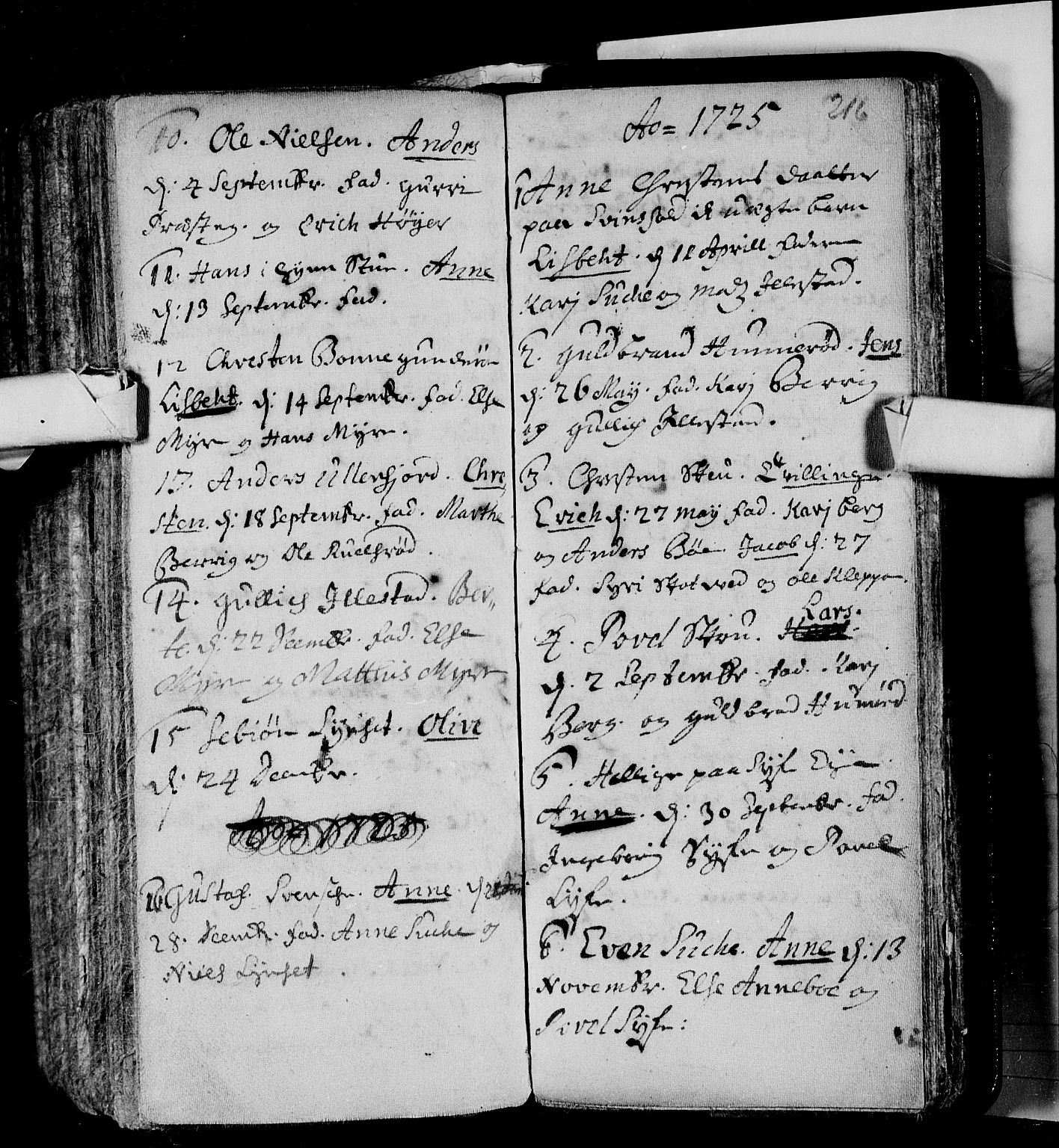 Andebu kirkebøker, SAKO/A-336/F/Fa/L0001: Parish register (official) no. 1 /3, 1623-1738, p. 216