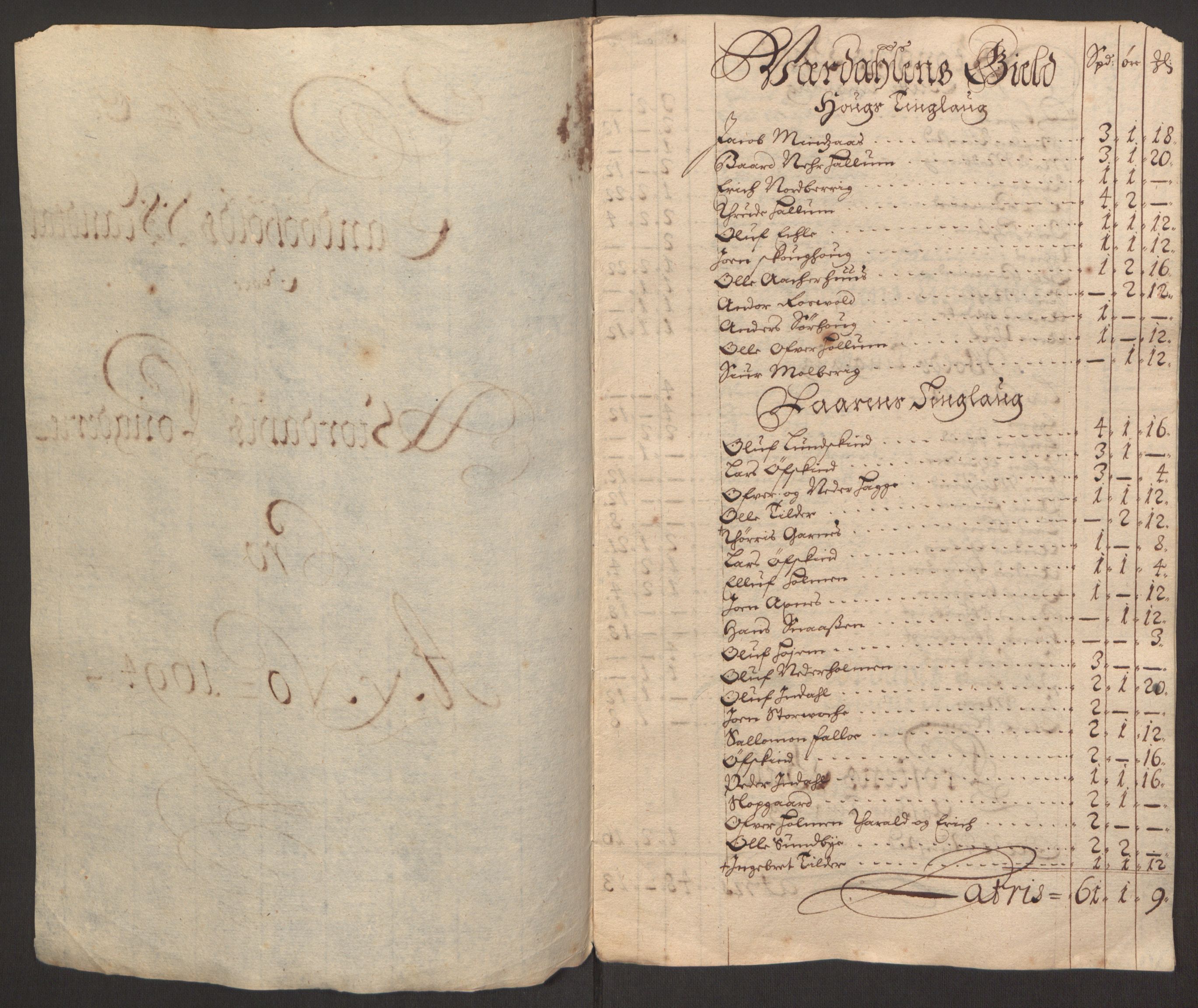 Rentekammeret inntil 1814, Reviderte regnskaper, Fogderegnskap, AV/RA-EA-4092/R62/L4186: Fogderegnskap Stjørdal og Verdal, 1693-1694, p. 196