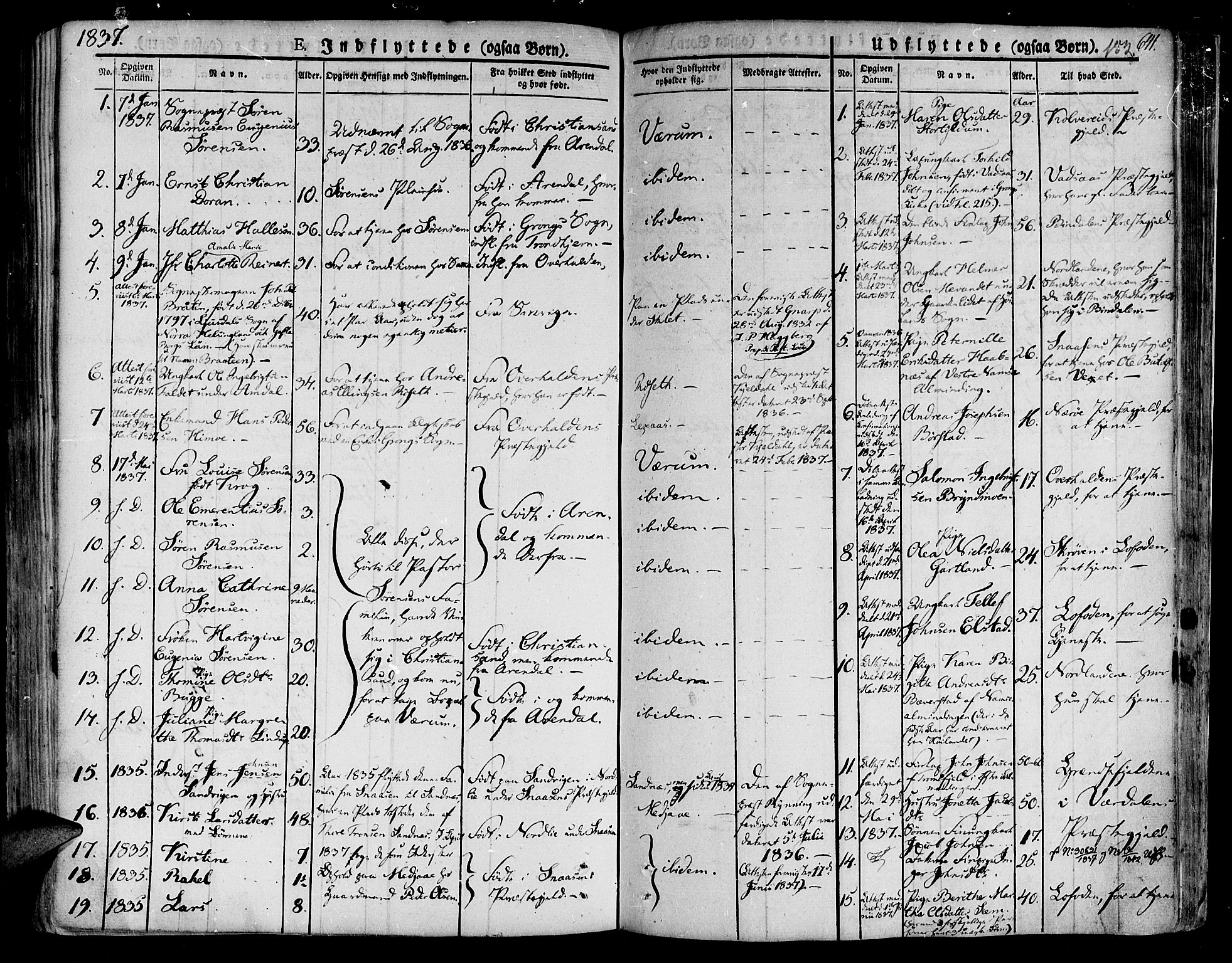 Ministerialprotokoller, klokkerbøker og fødselsregistre - Nord-Trøndelag, SAT/A-1458/758/L0510: Parish register (official) no. 758A01 /1, 1821-1841, p. 182